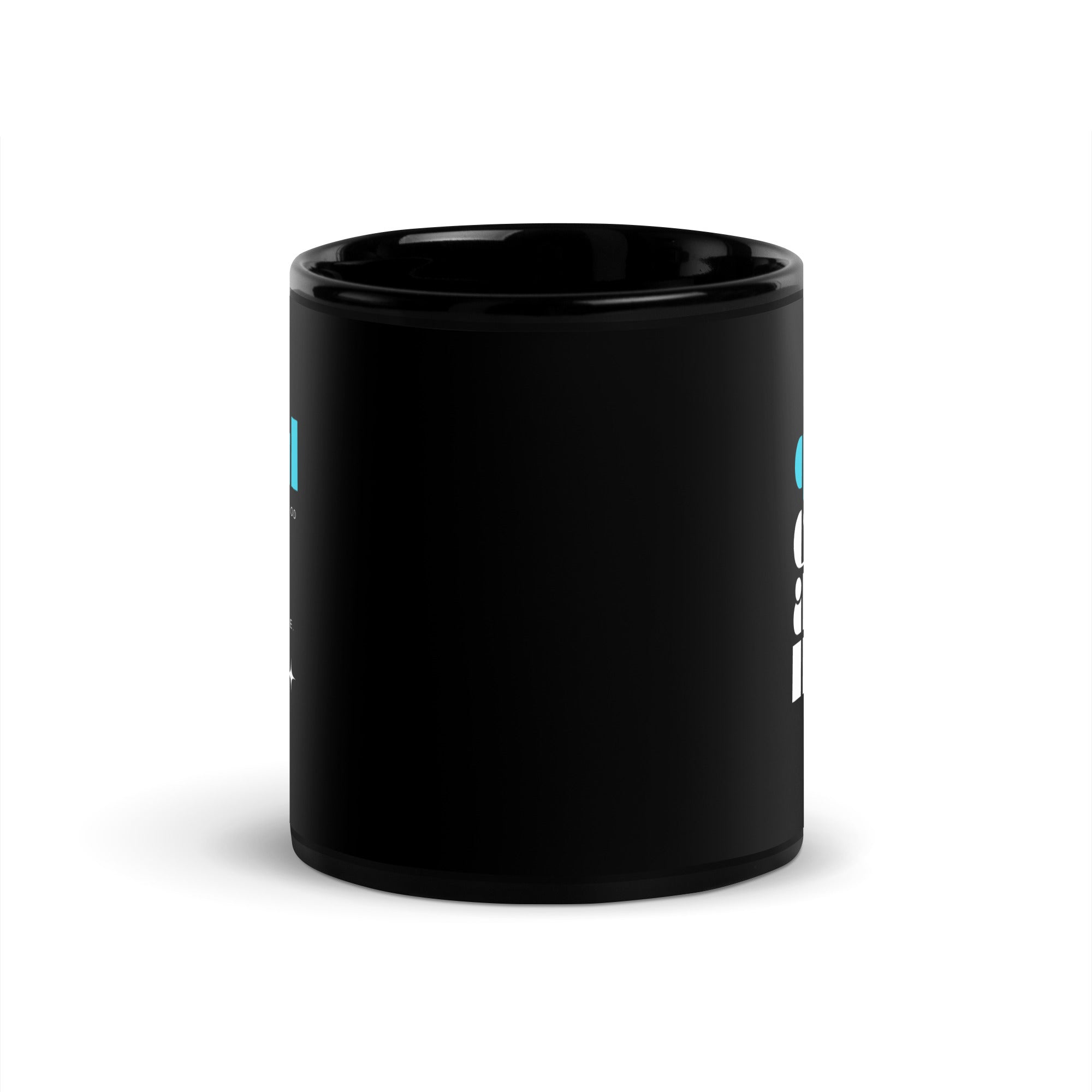 Black Glossy Mug - Matthew 19:26