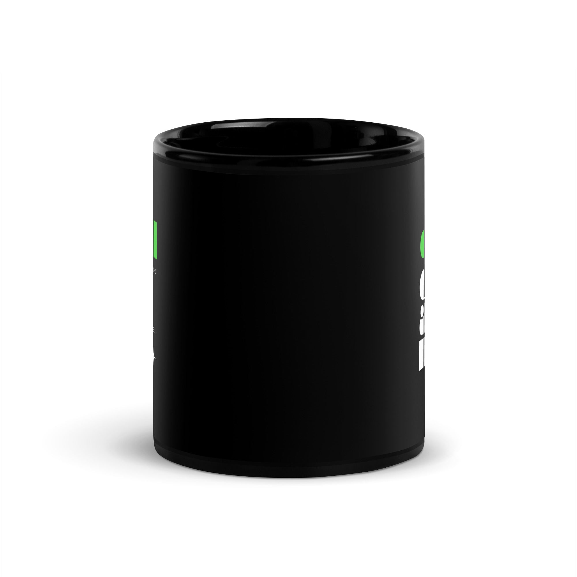 Black Glossy Mug - Matthew 19:26