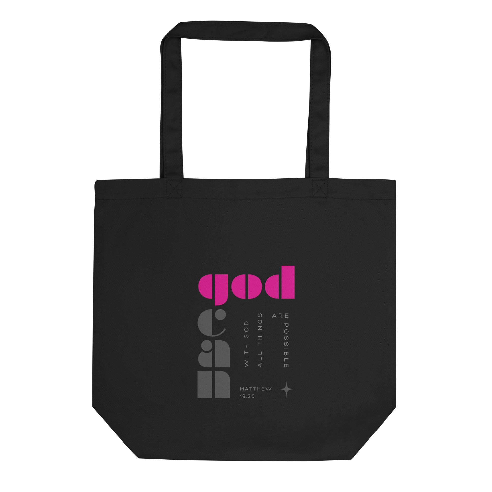Eco Tote Bag - Matthew 19:26