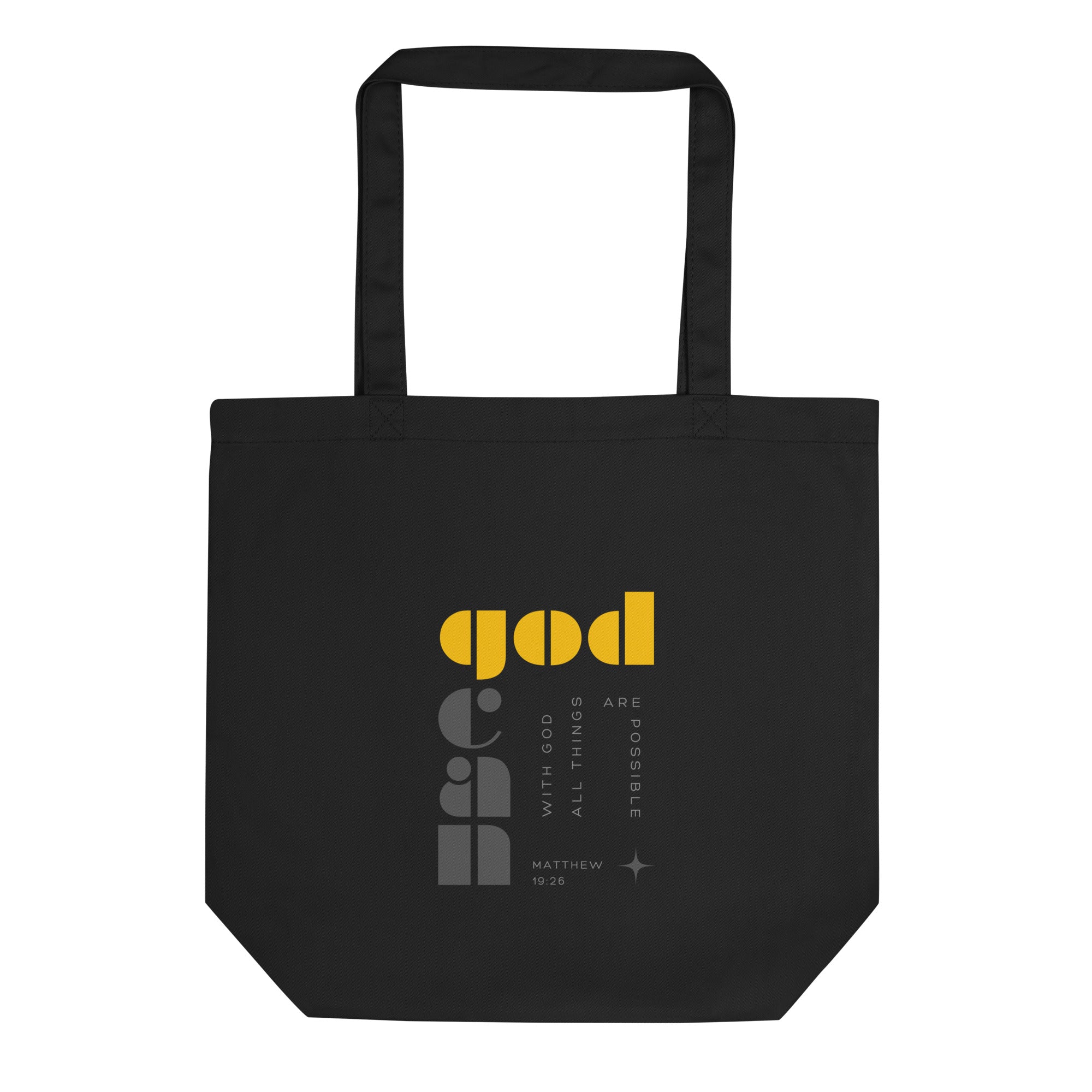 Eco Tote Bag - Matthew 19:26