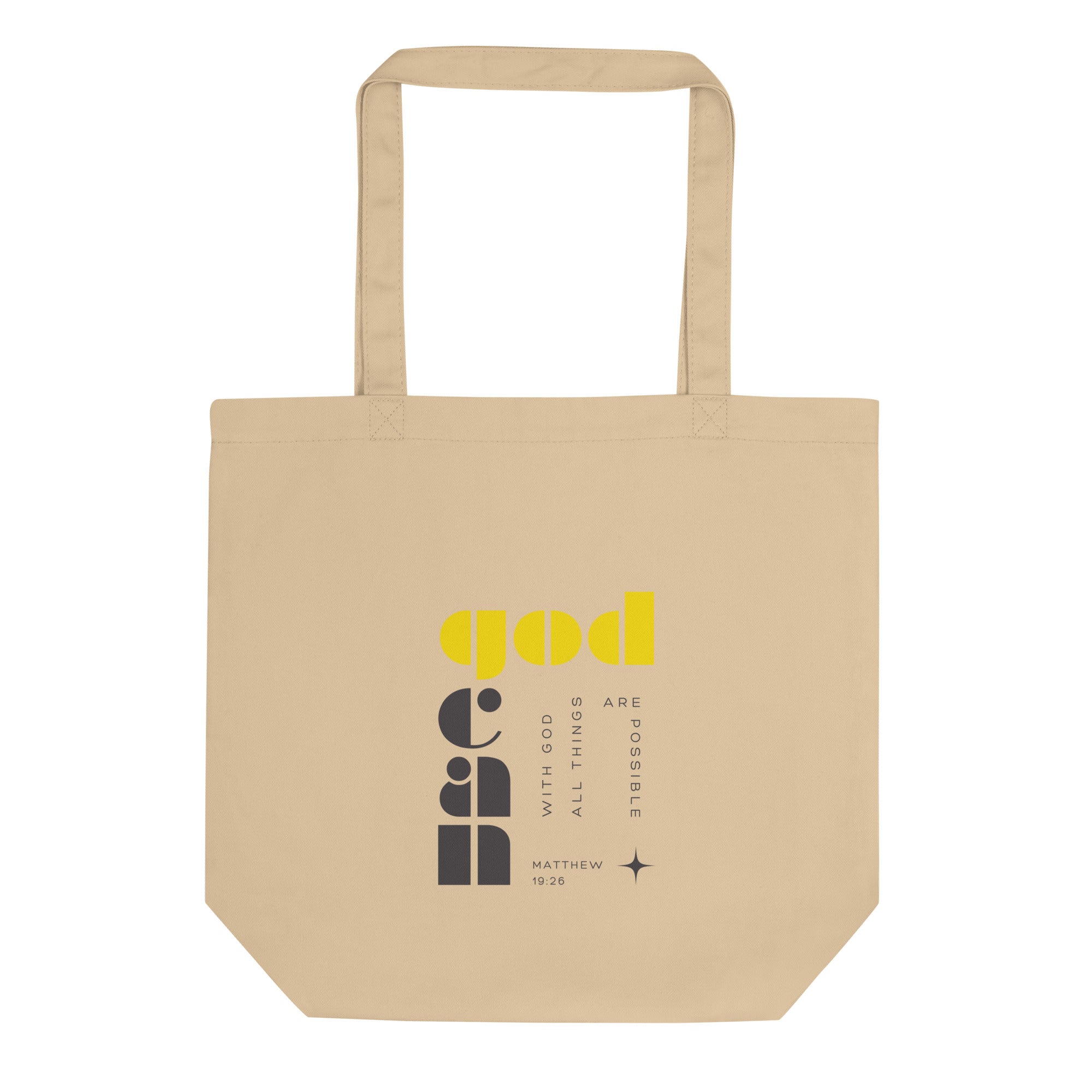 Eco Tote Bag - Matthew 19:26