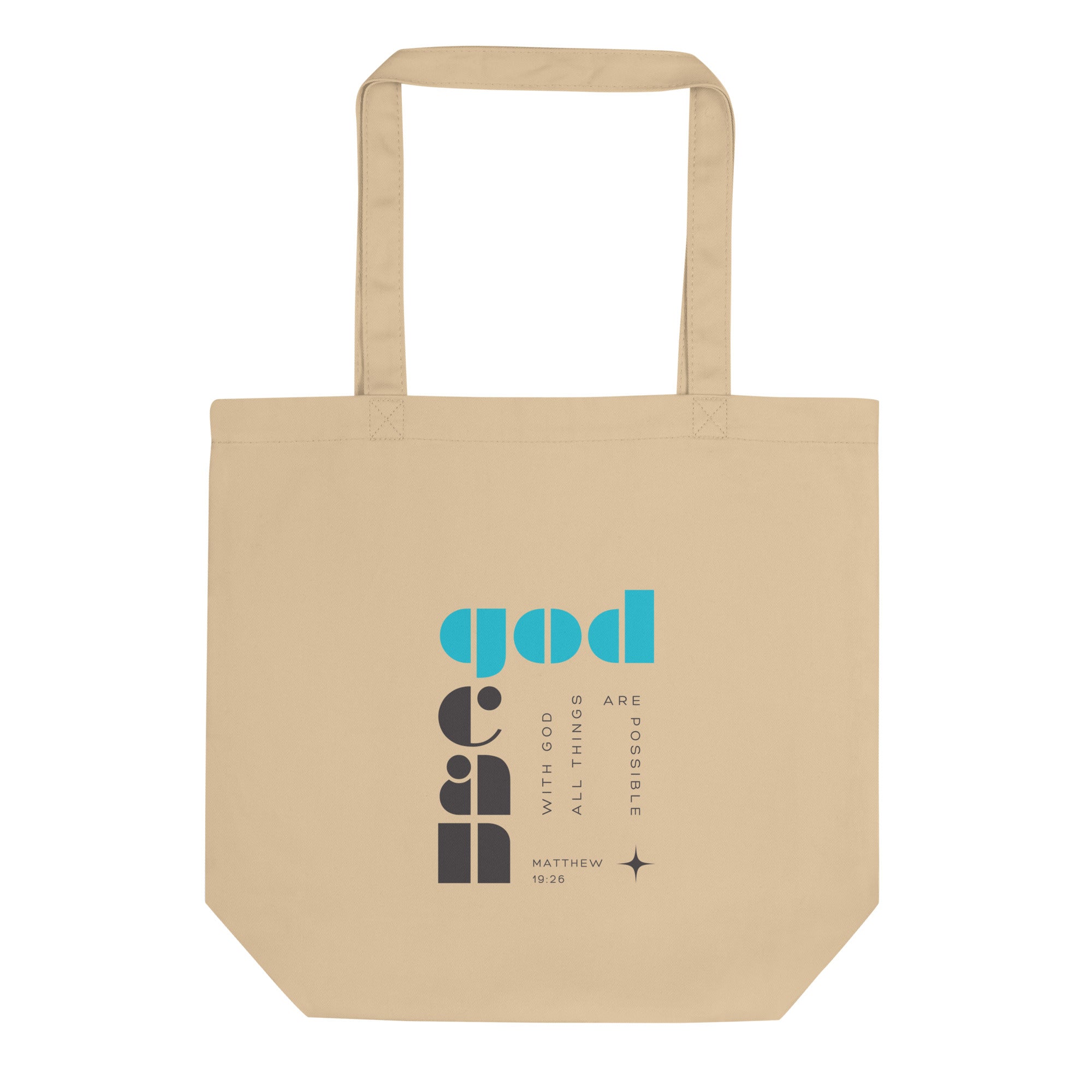 Eco Tote Bag - Matthew 19:26