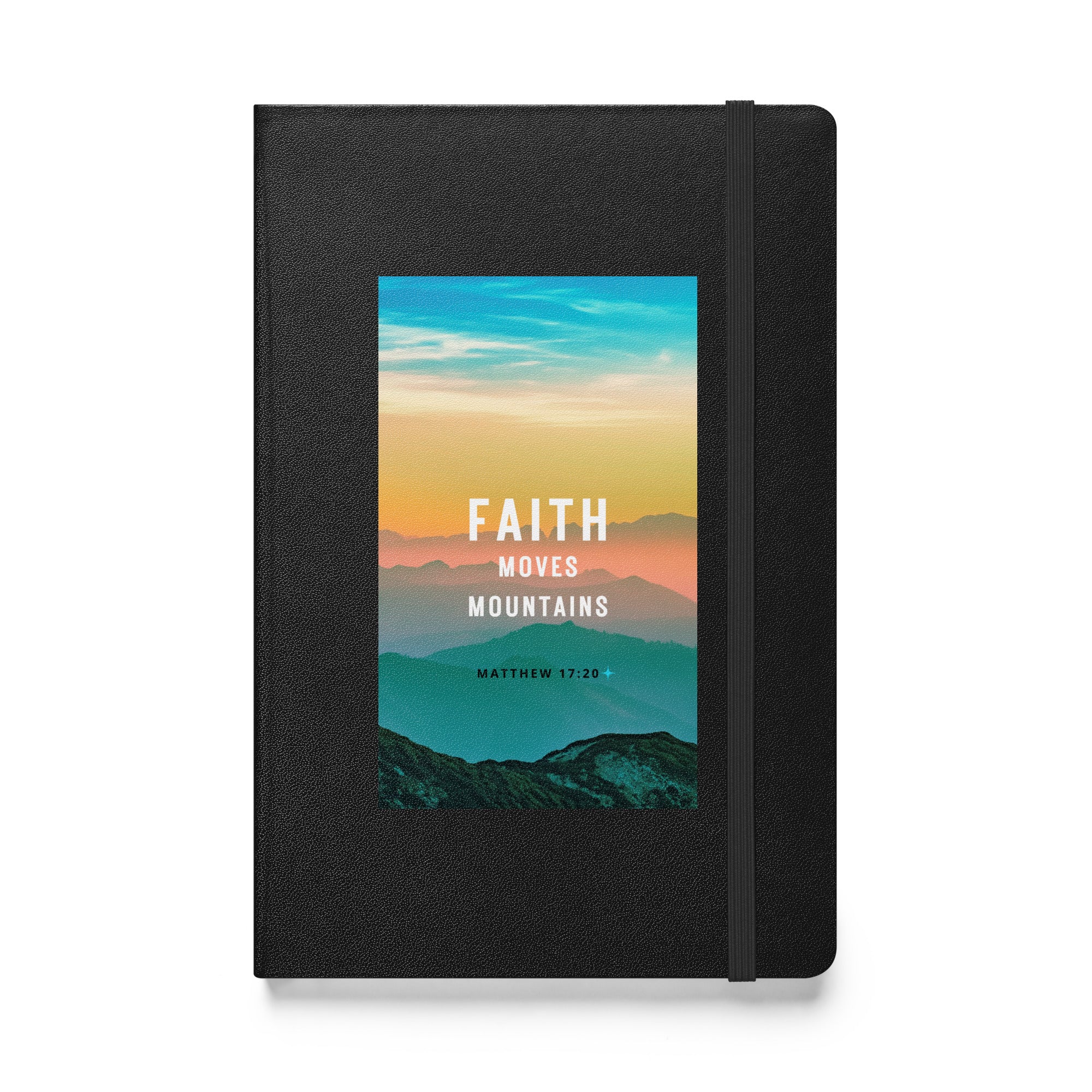 Hardcover bound notebook - Matthew 17:20