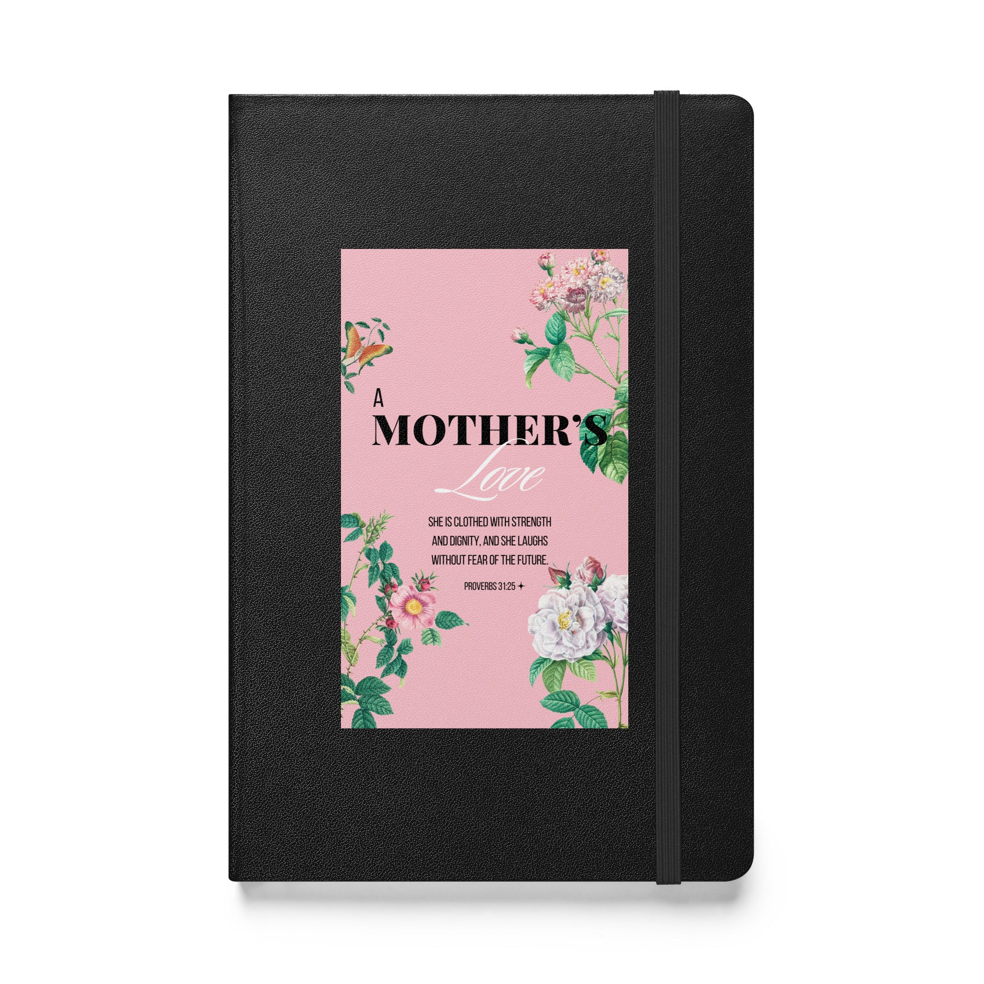 Hardcover bound notebook - Proverbs 31:25