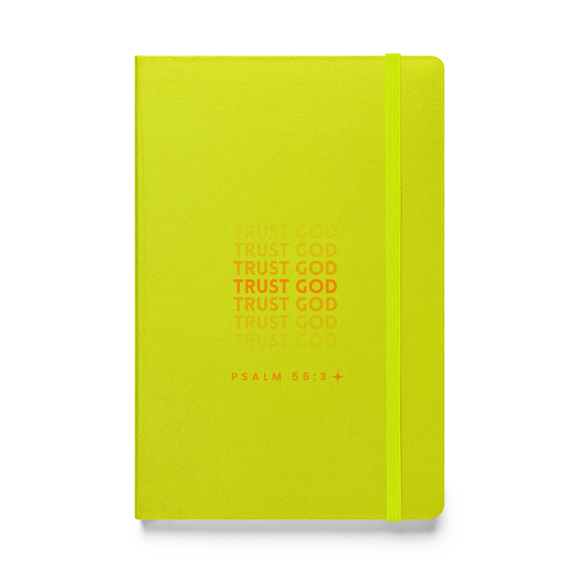 Hardcover bound notebook - Psalm 56:3
