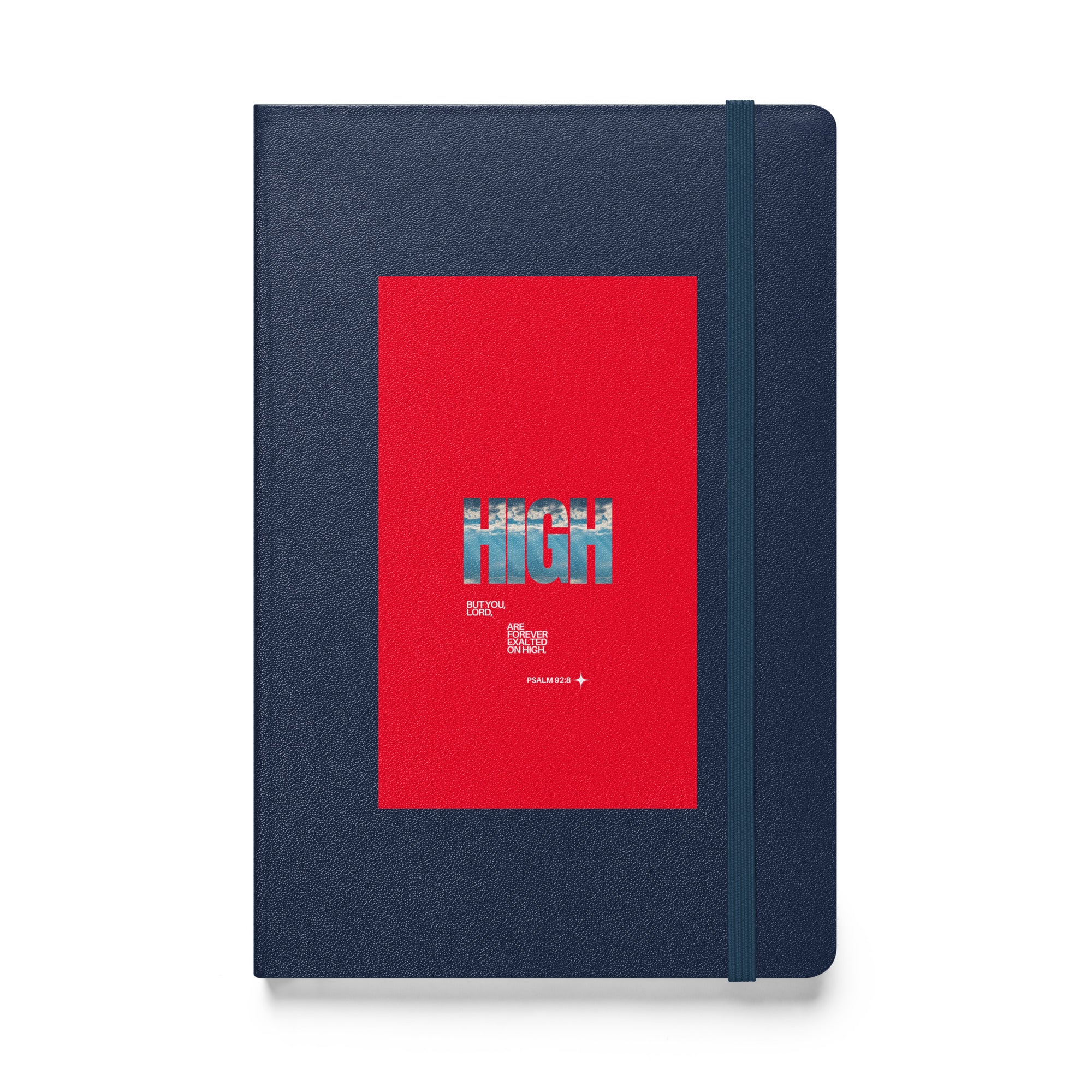 Hardcover bound notebook - Psalm 92:8