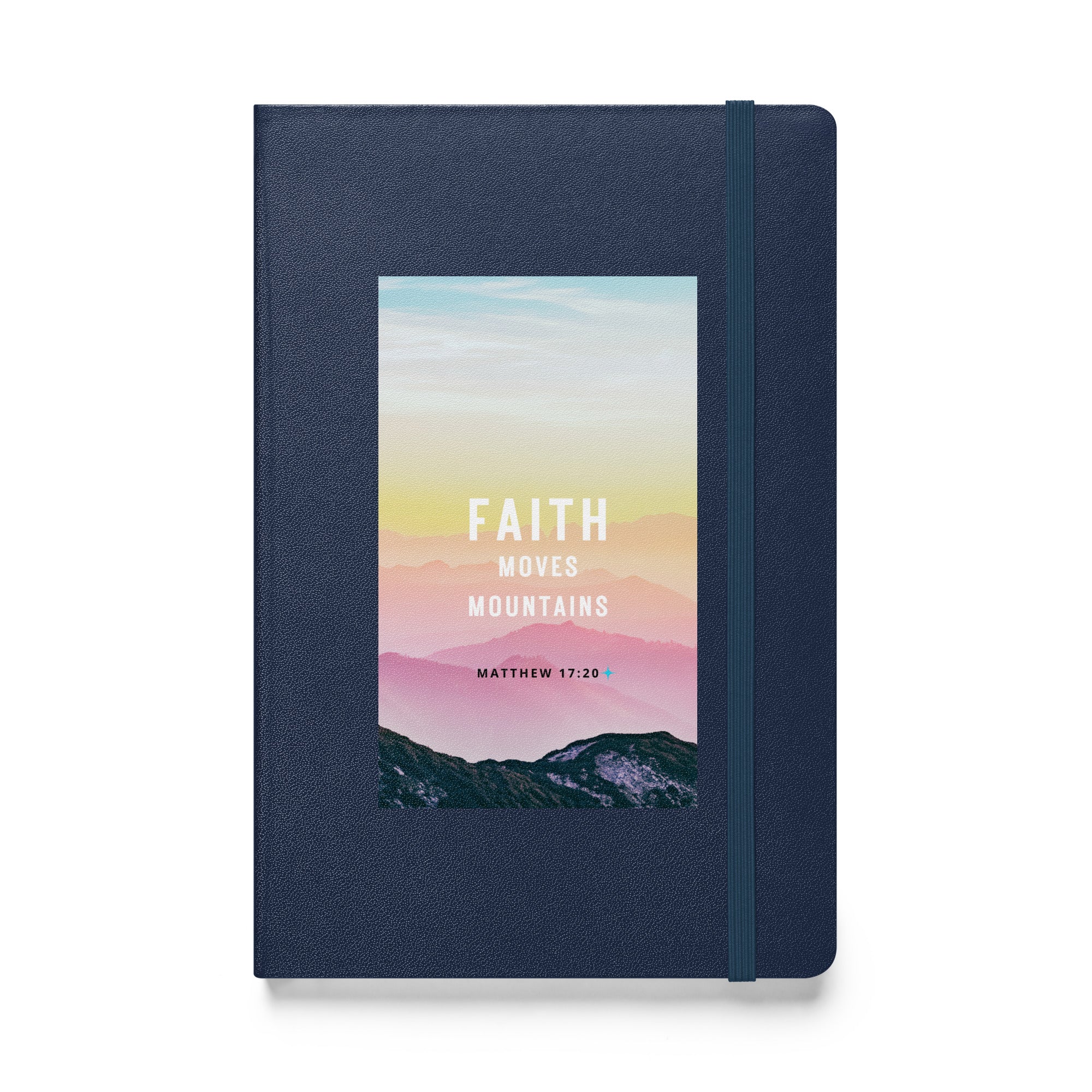 Hardcover bound notebook - Matthew 17:20