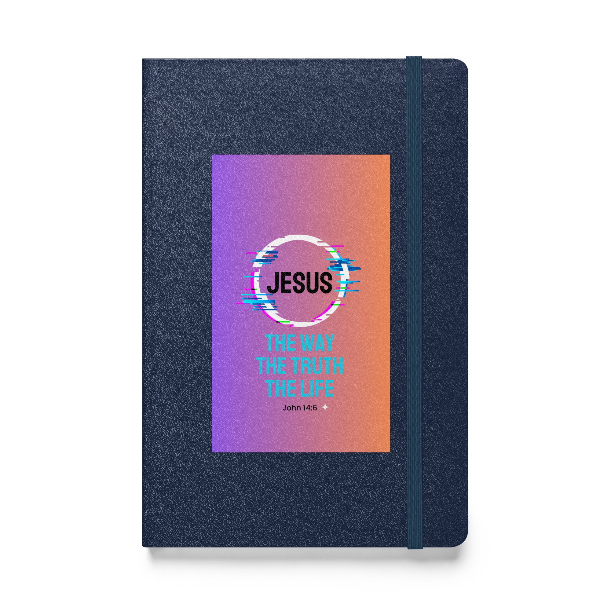 Hardcover bound notebook - John 14:6