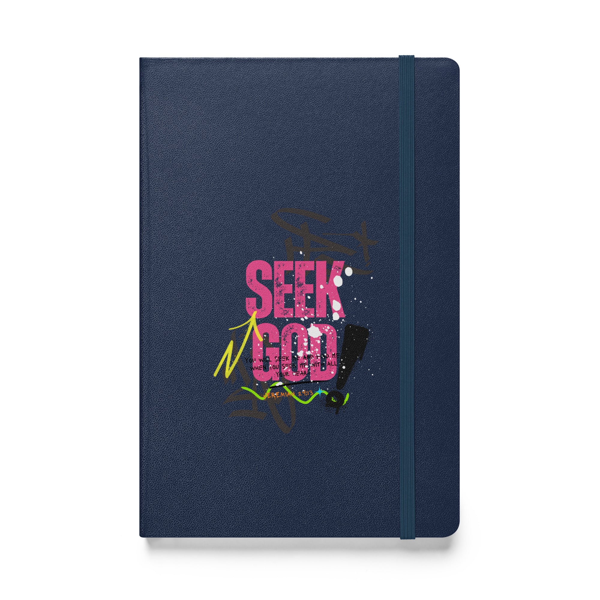 Hardcover bound notebook - Jeremiah 29:13