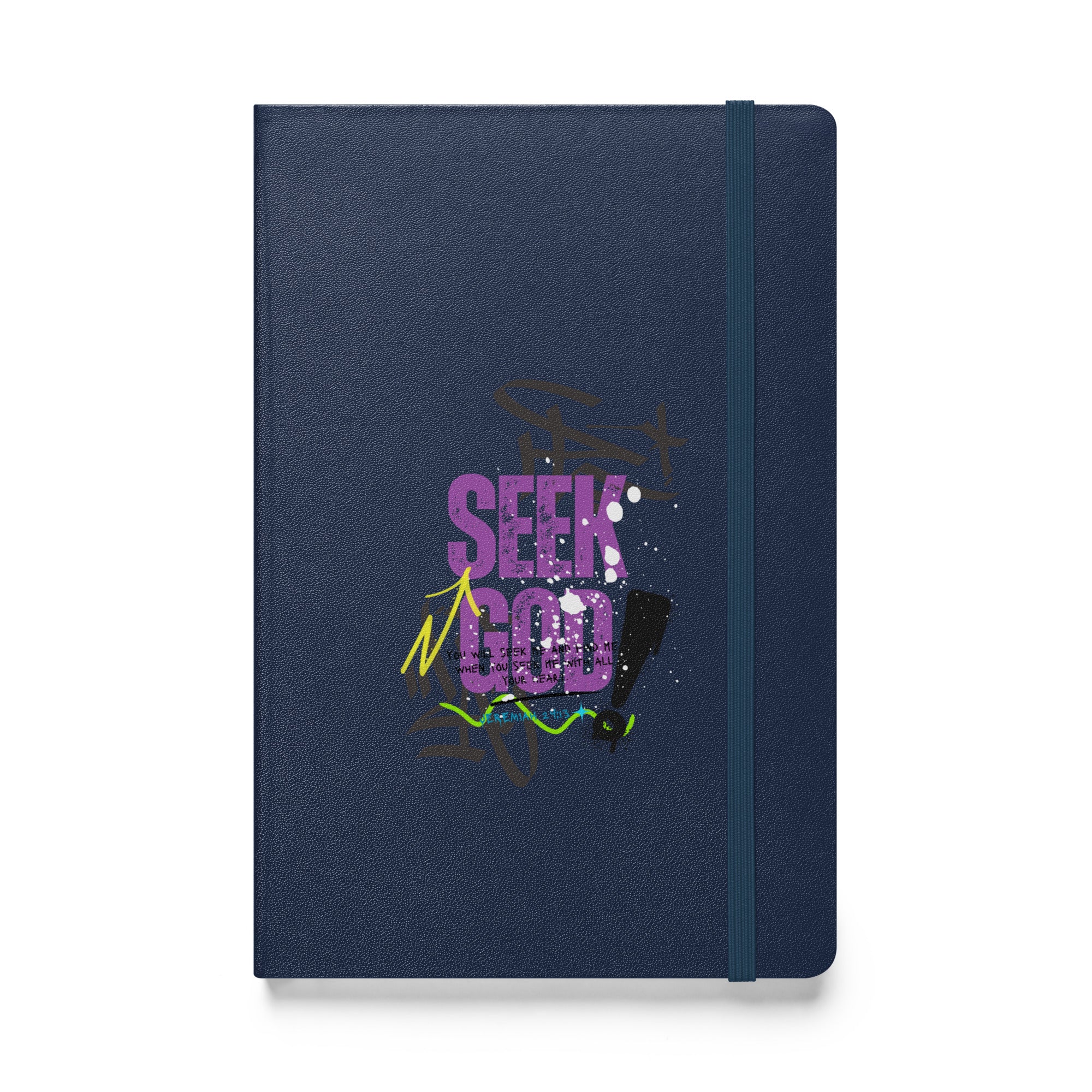 Hardcover bound notebook - Jeremiah 29:13