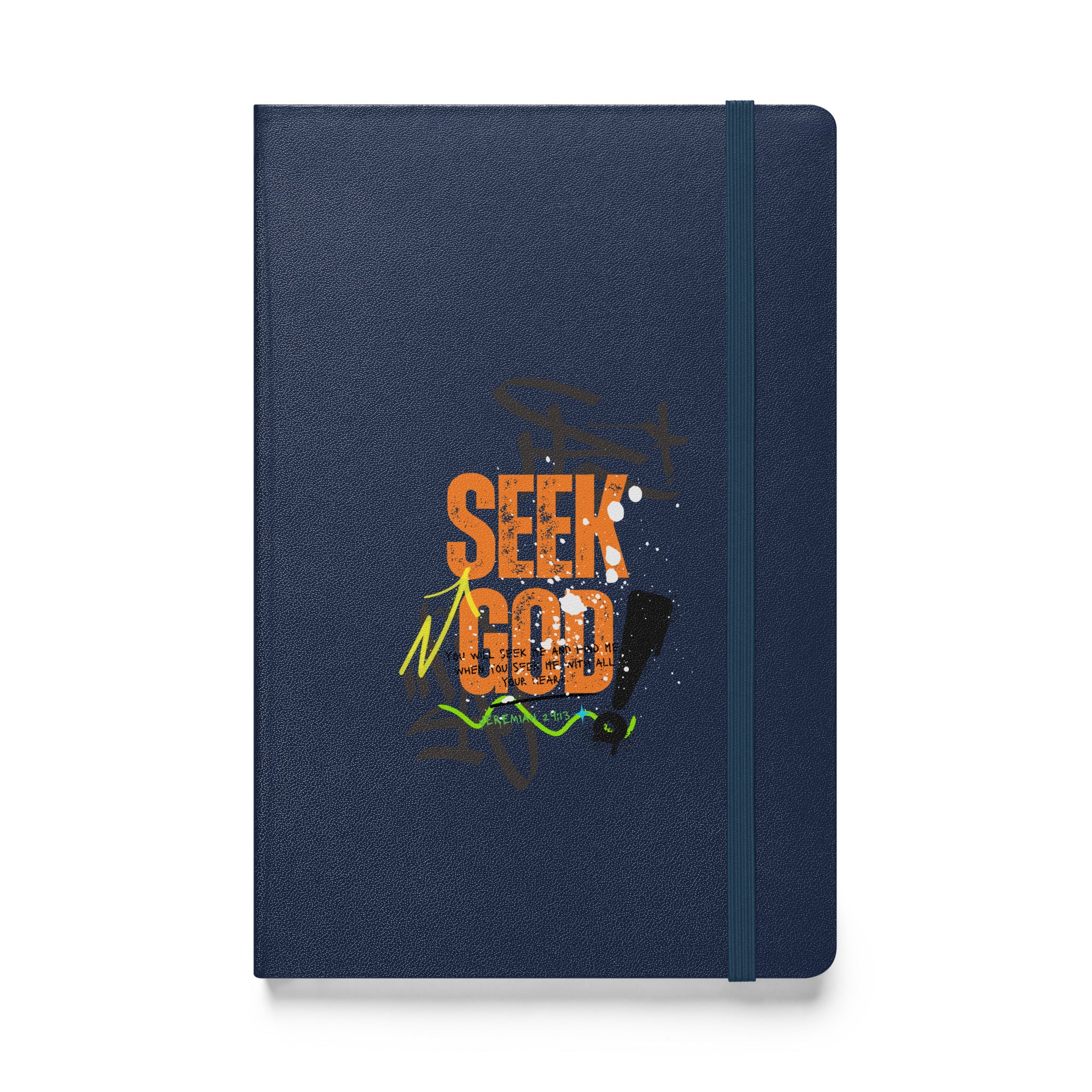 Hardcover bound notebook - Jeremiah 29:13