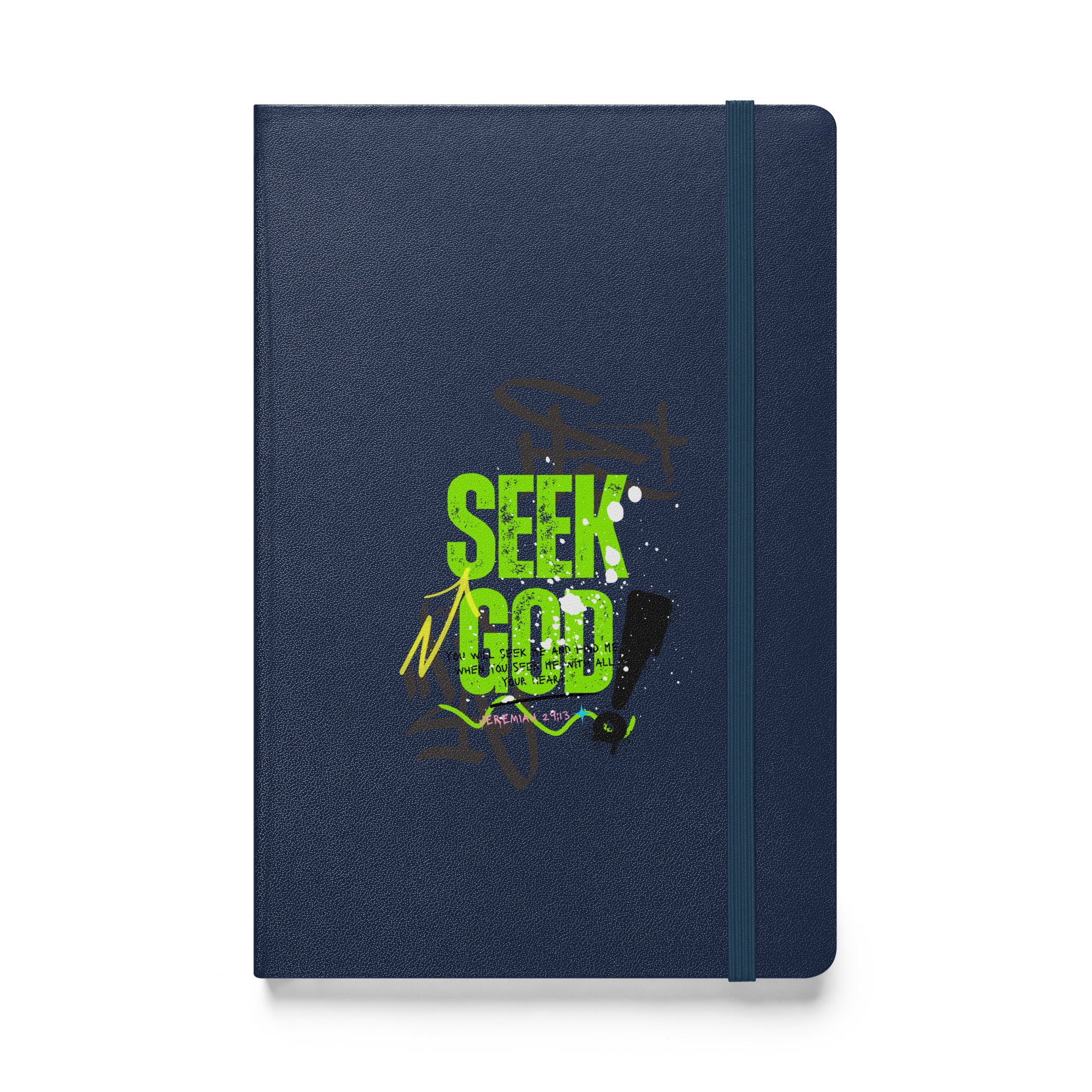 Hardcover bound notebook - Jeremiah 29:13