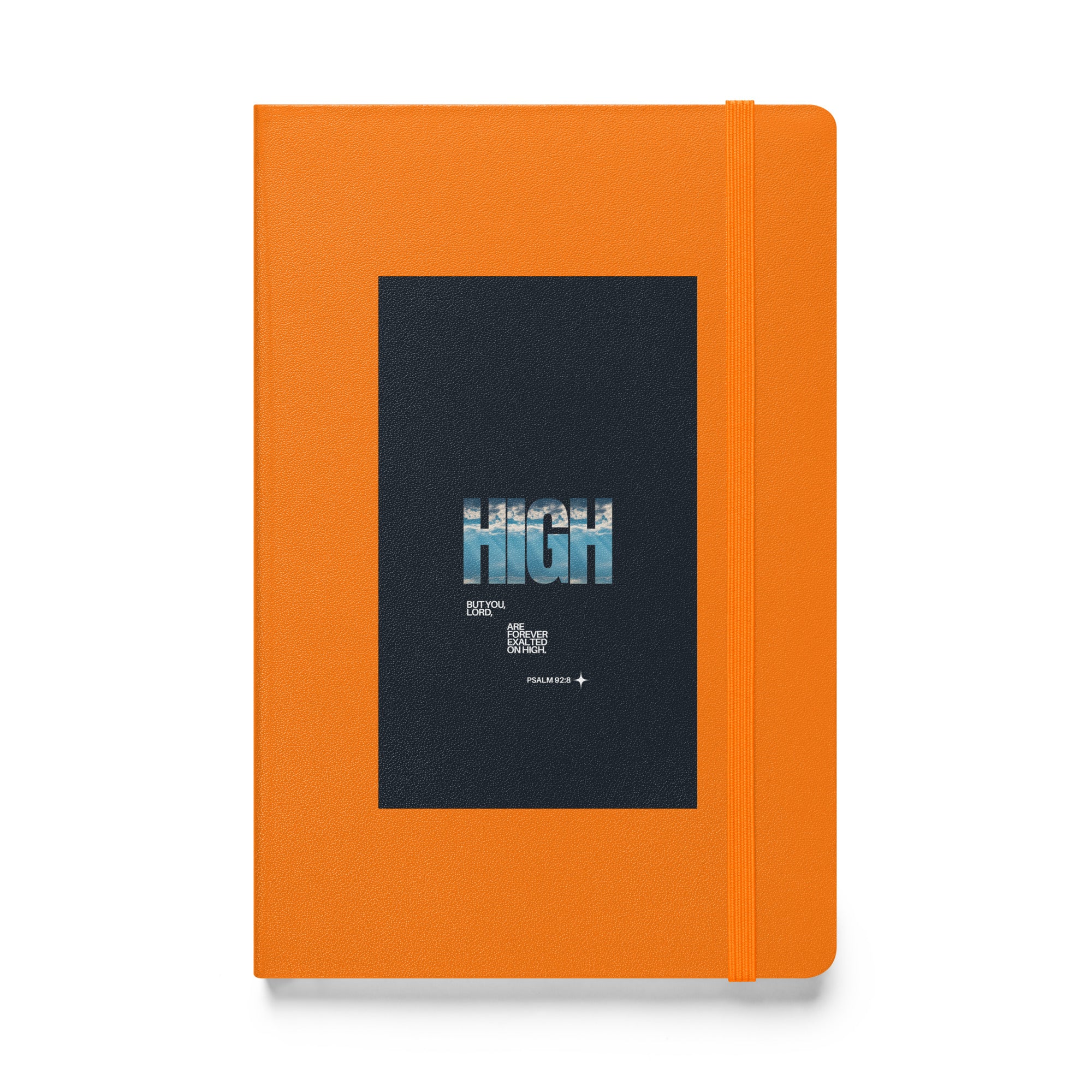 Hardcover bound notebook - Psalm 92:8
