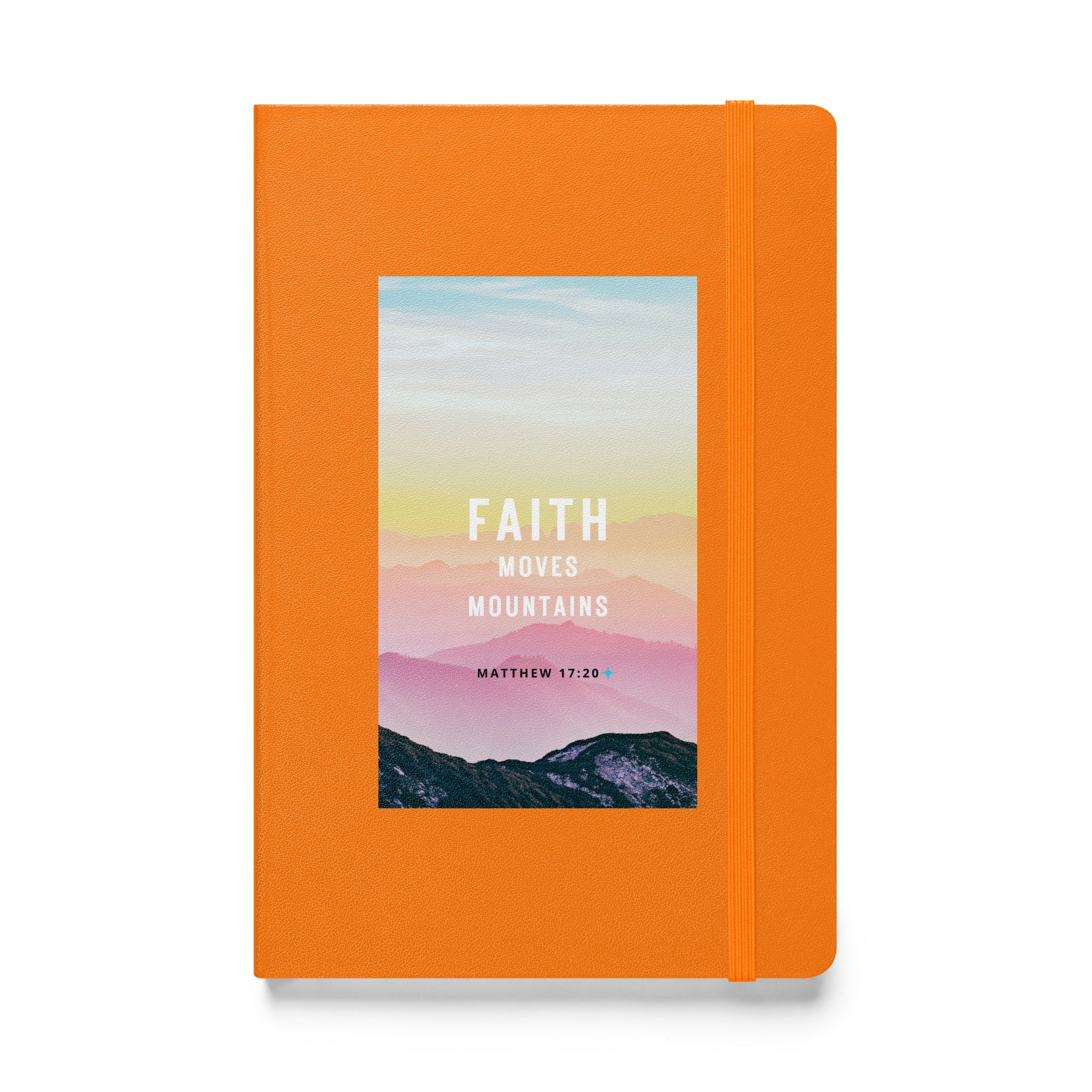 Hardcover bound notebook - Matthew 17:20