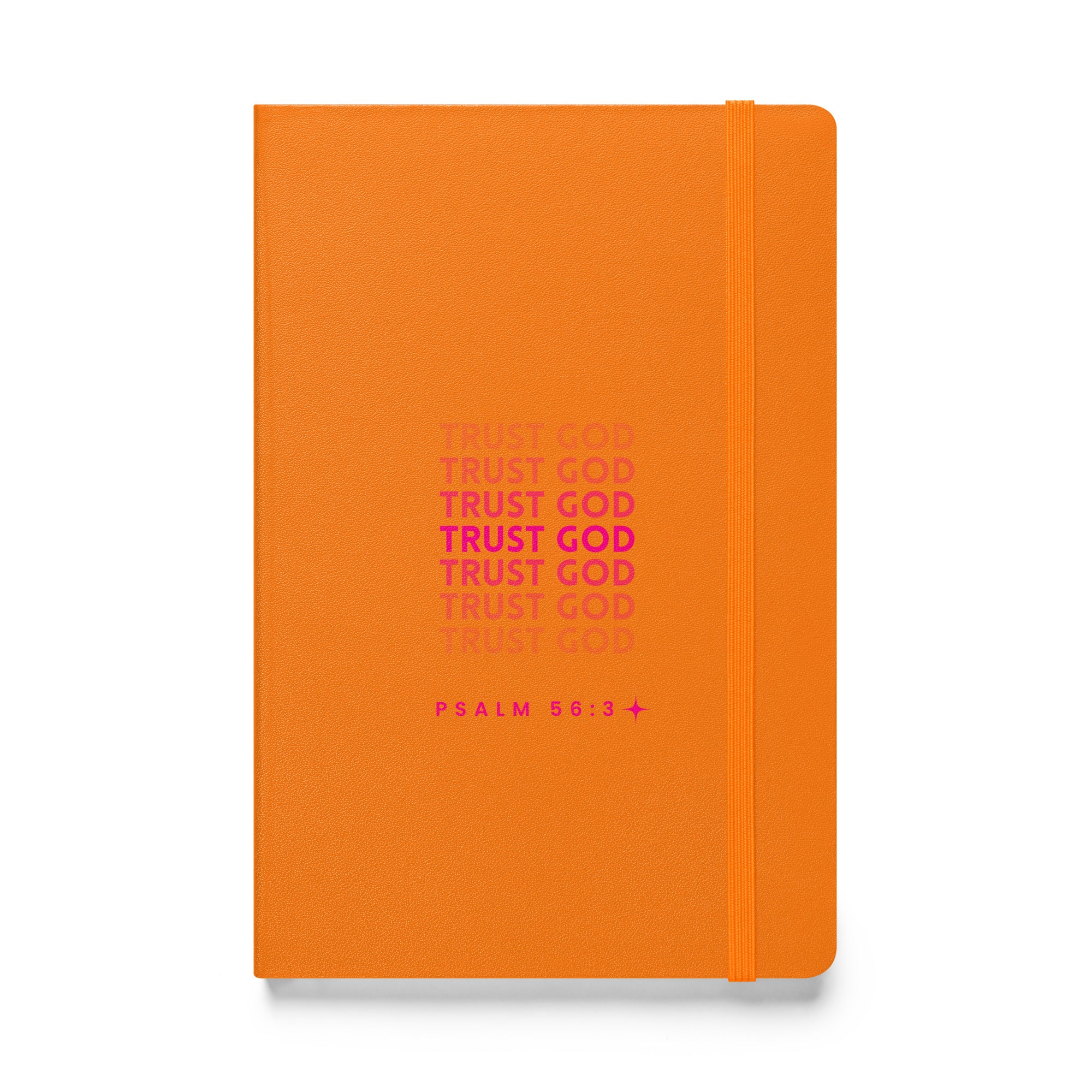 Hardcover bound notebook - Psalm 56:3