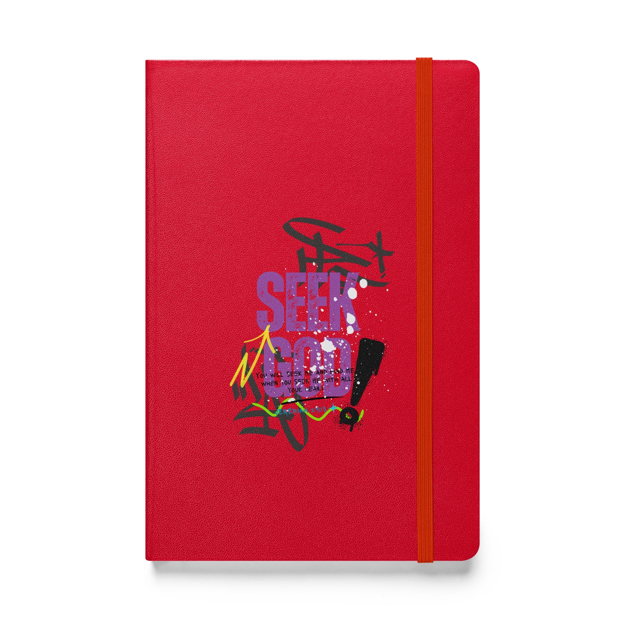 Hardcover bound notebook - Jeremiah 29:13