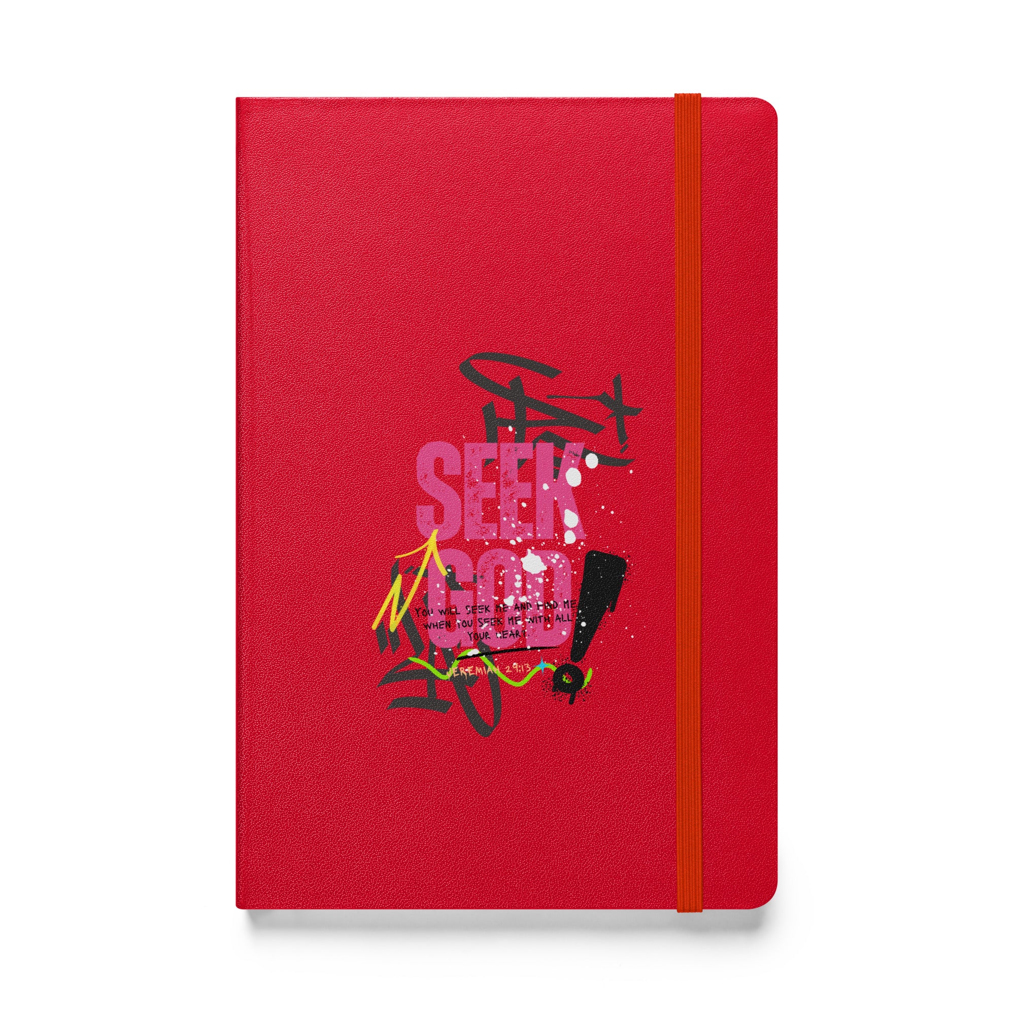 Hardcover bound notebook - Jeremiah 29:13