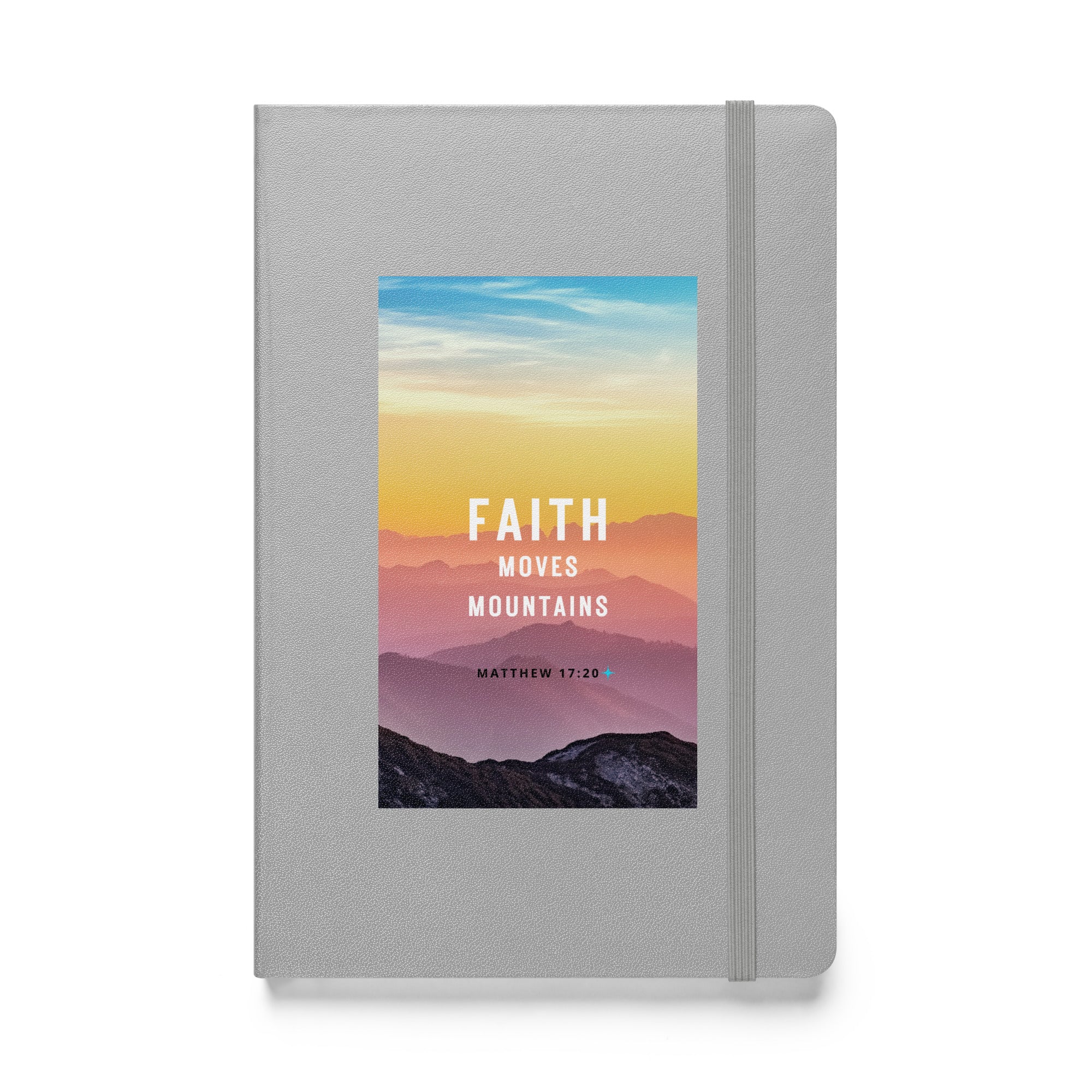 Hardcover bound notebook - Matthew 17:20