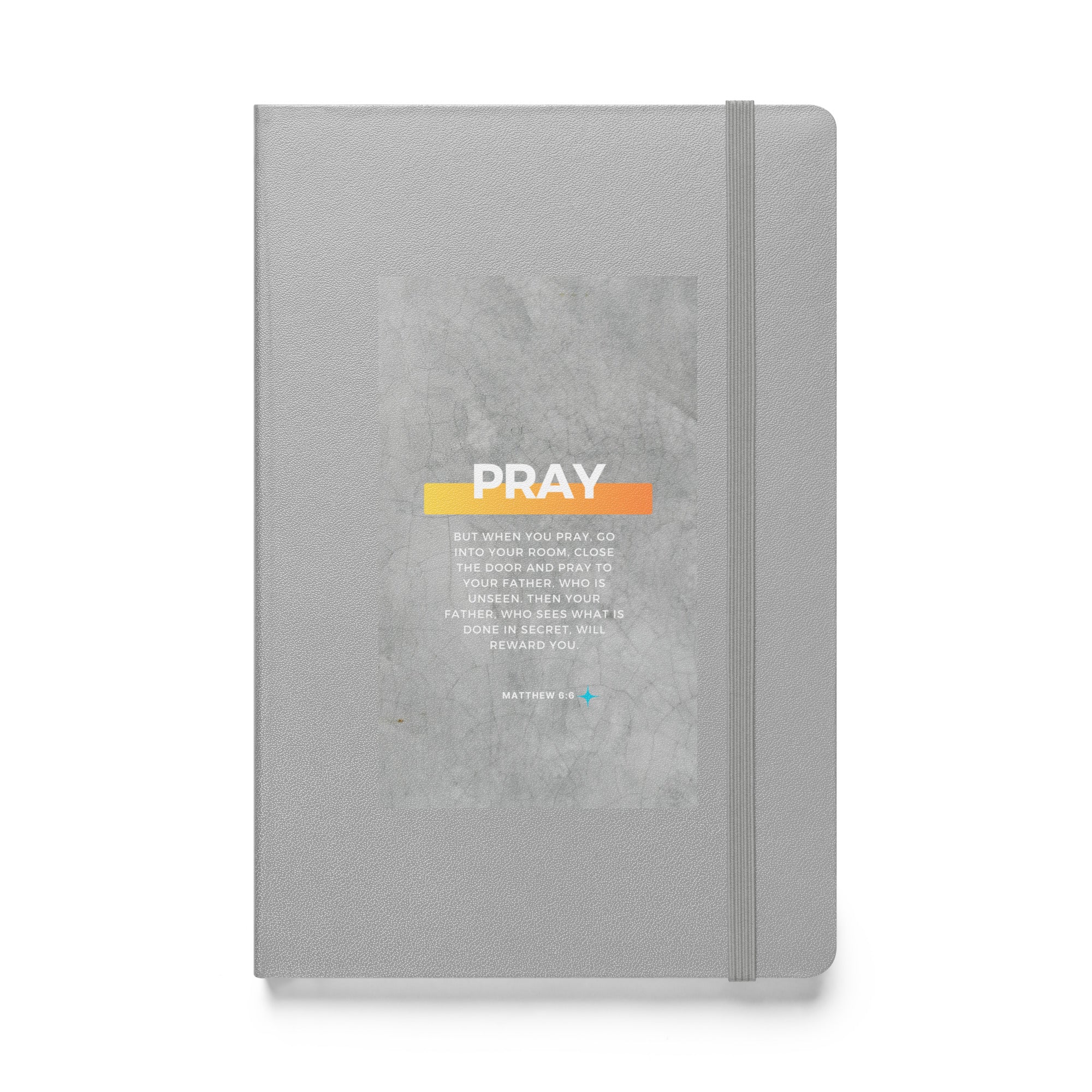 Hardcover bound notebook - Matthew 6:6