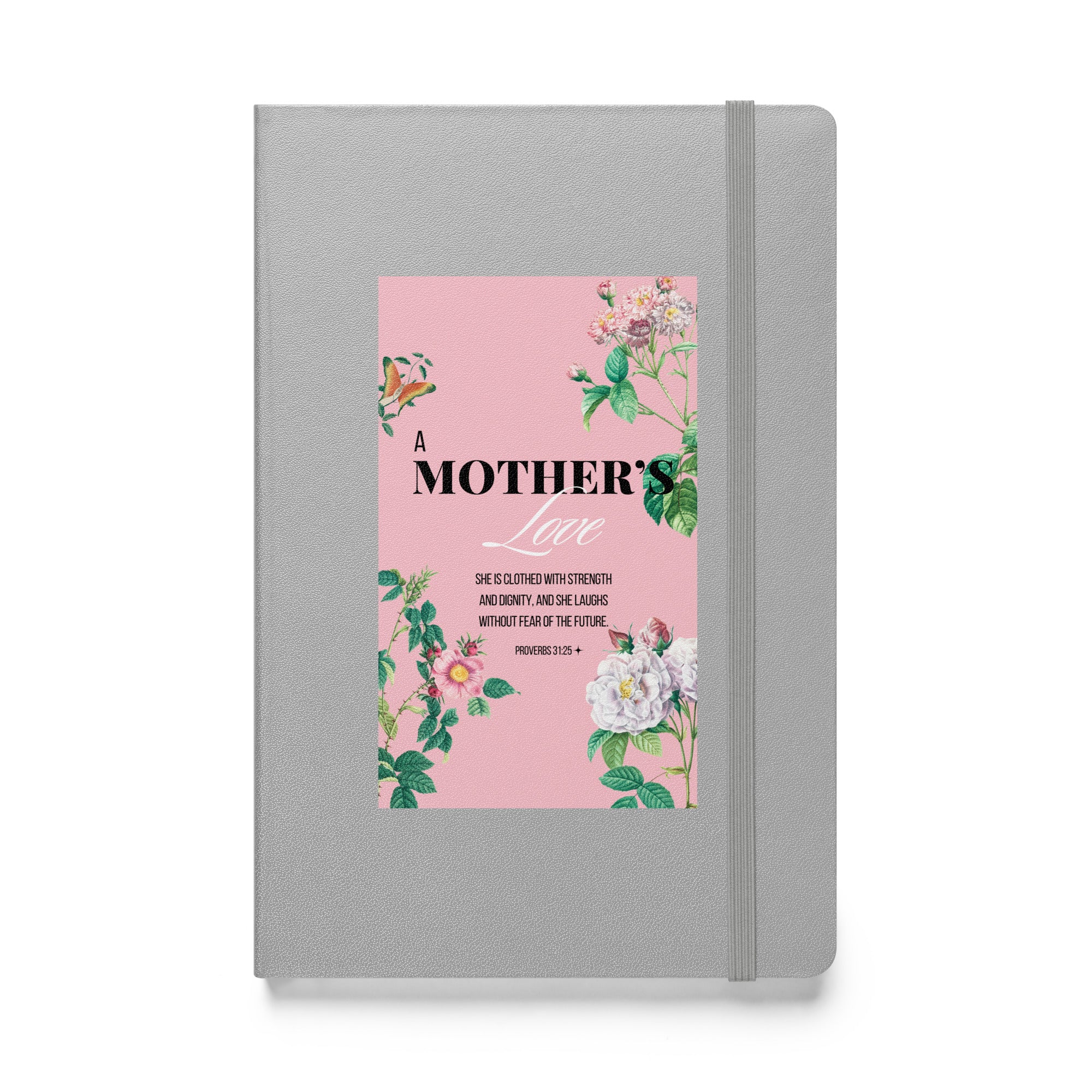 Hardcover bound notebook - Proverbs 31:25
