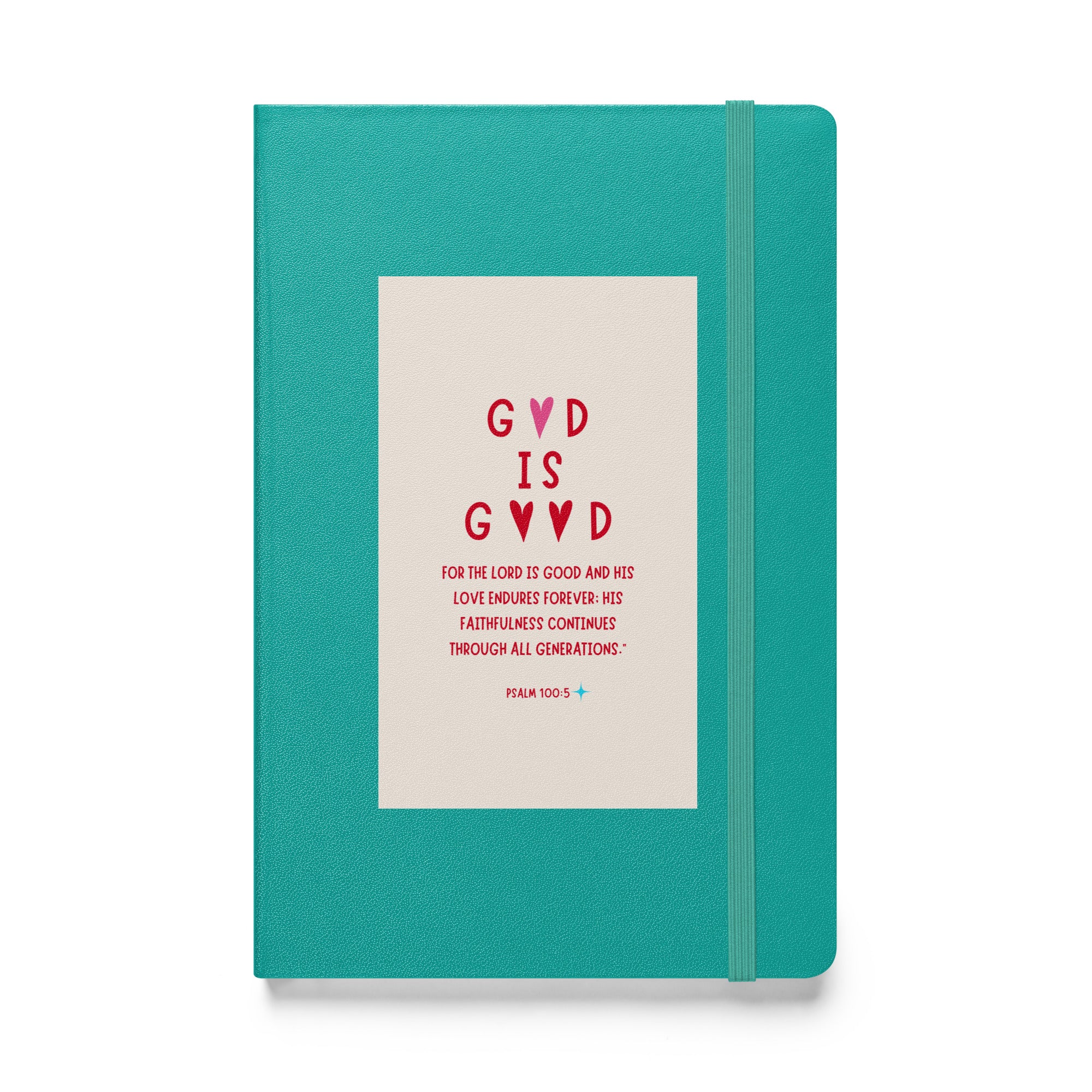 Hardcover bound notebook - Psalm 100:5