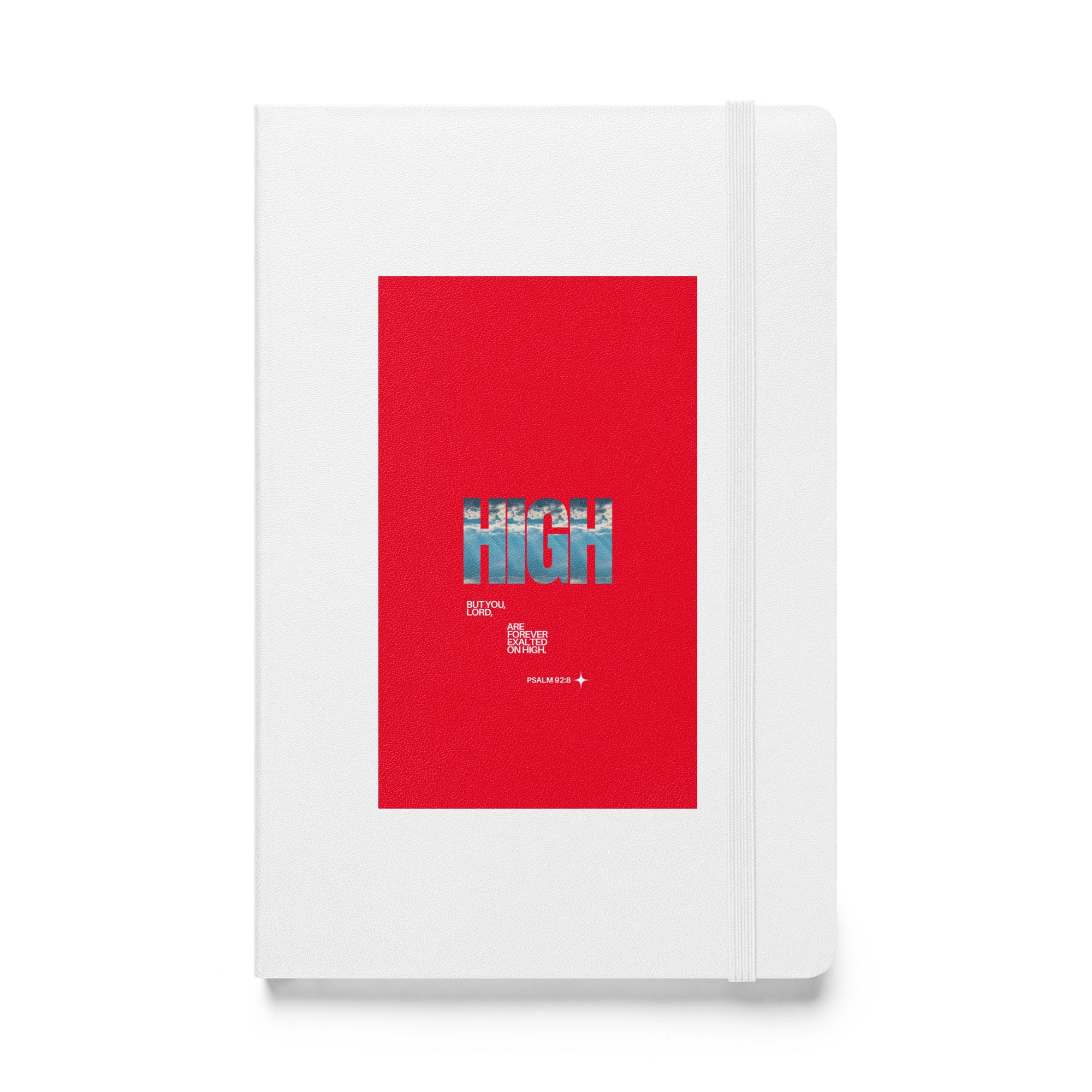 Hardcover bound notebook - Psalm 92:8