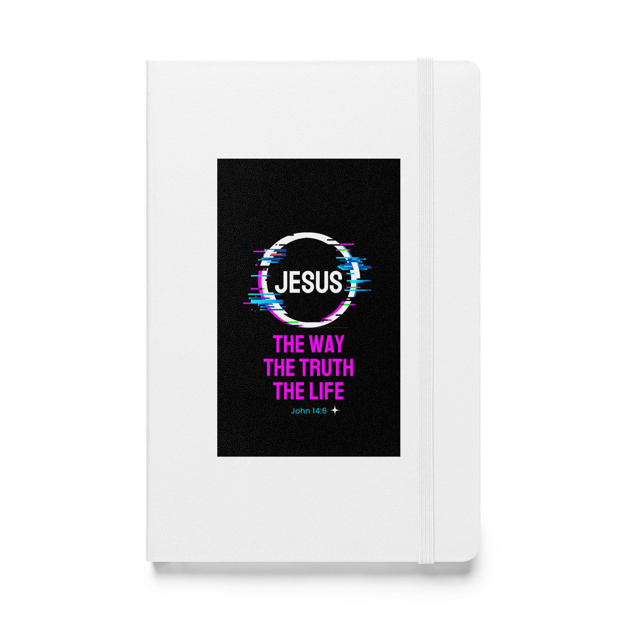 Hardcover bound notebook - John 14:6