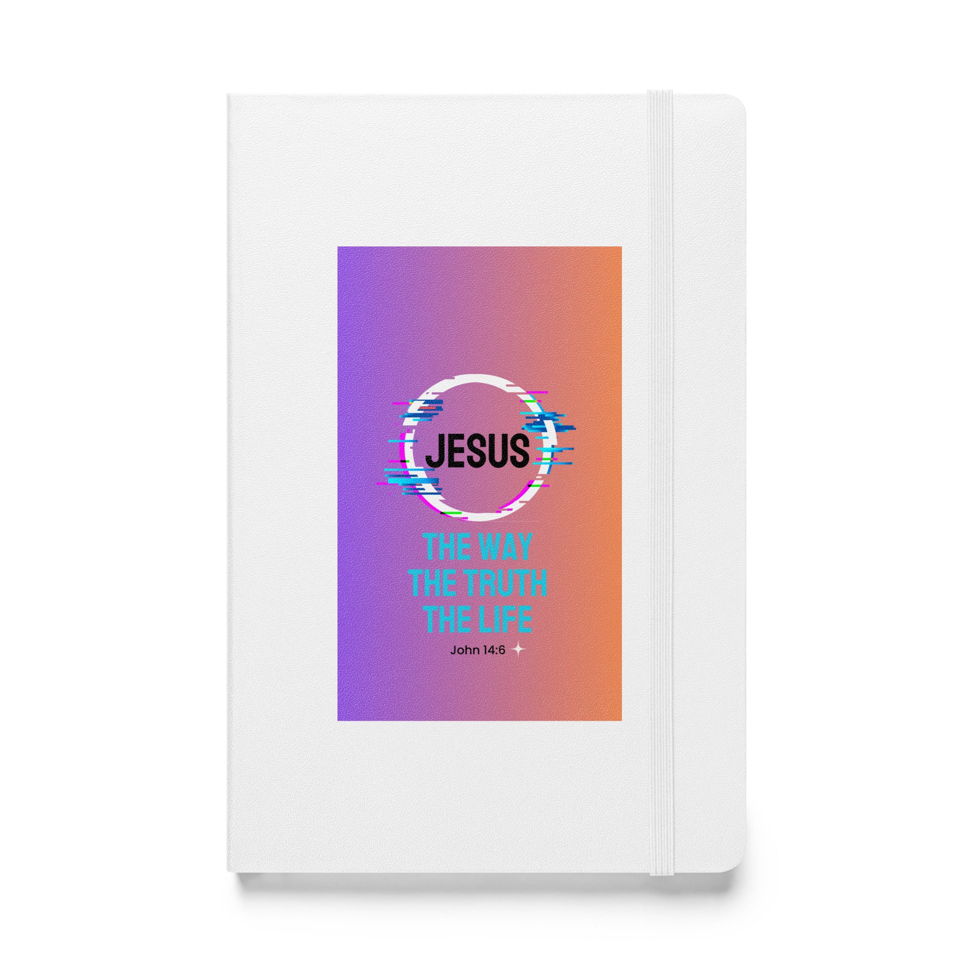 Hardcover bound notebook - John 14:6