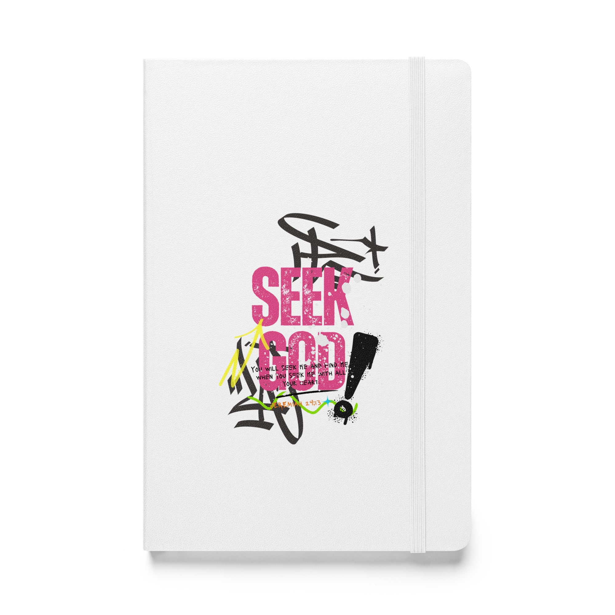Hardcover bound notebook - Jeremiah 29:13