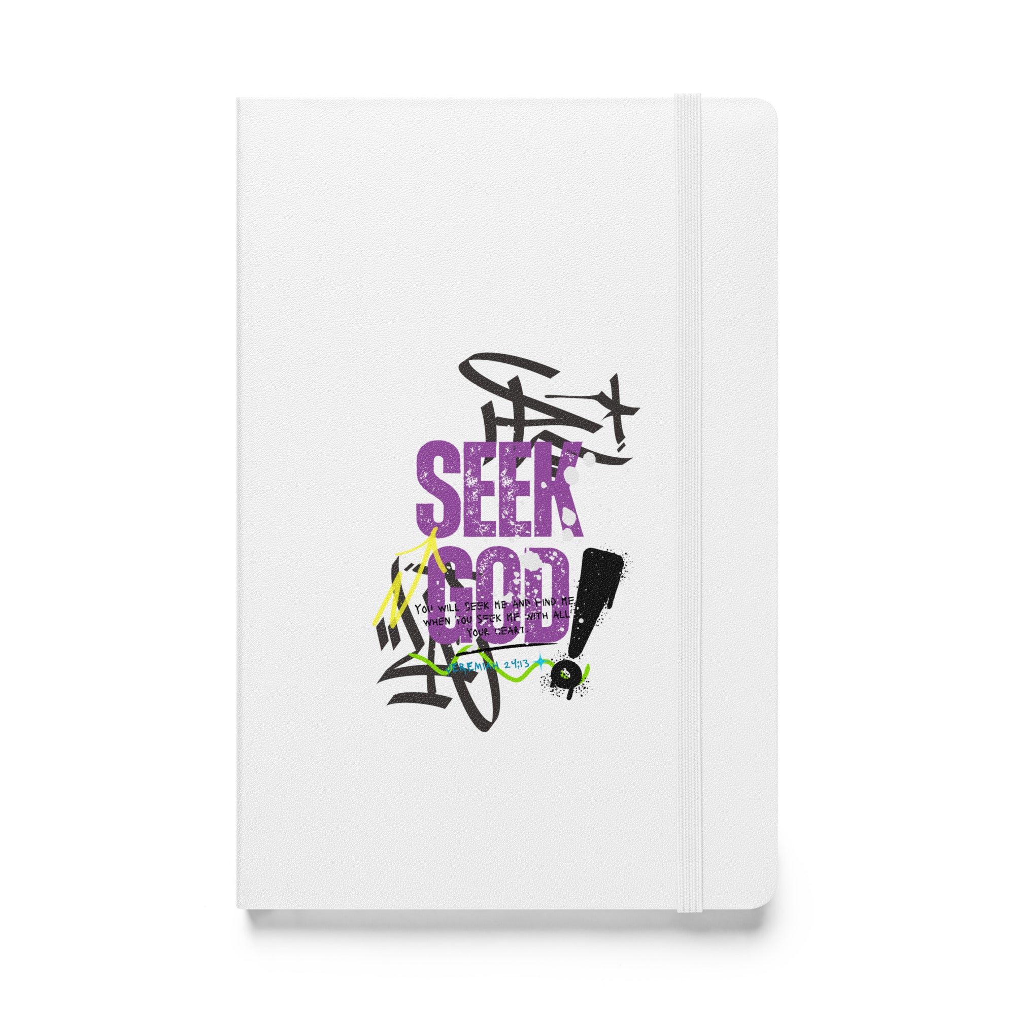 Hardcover bound notebook - Jeremiah 29:13