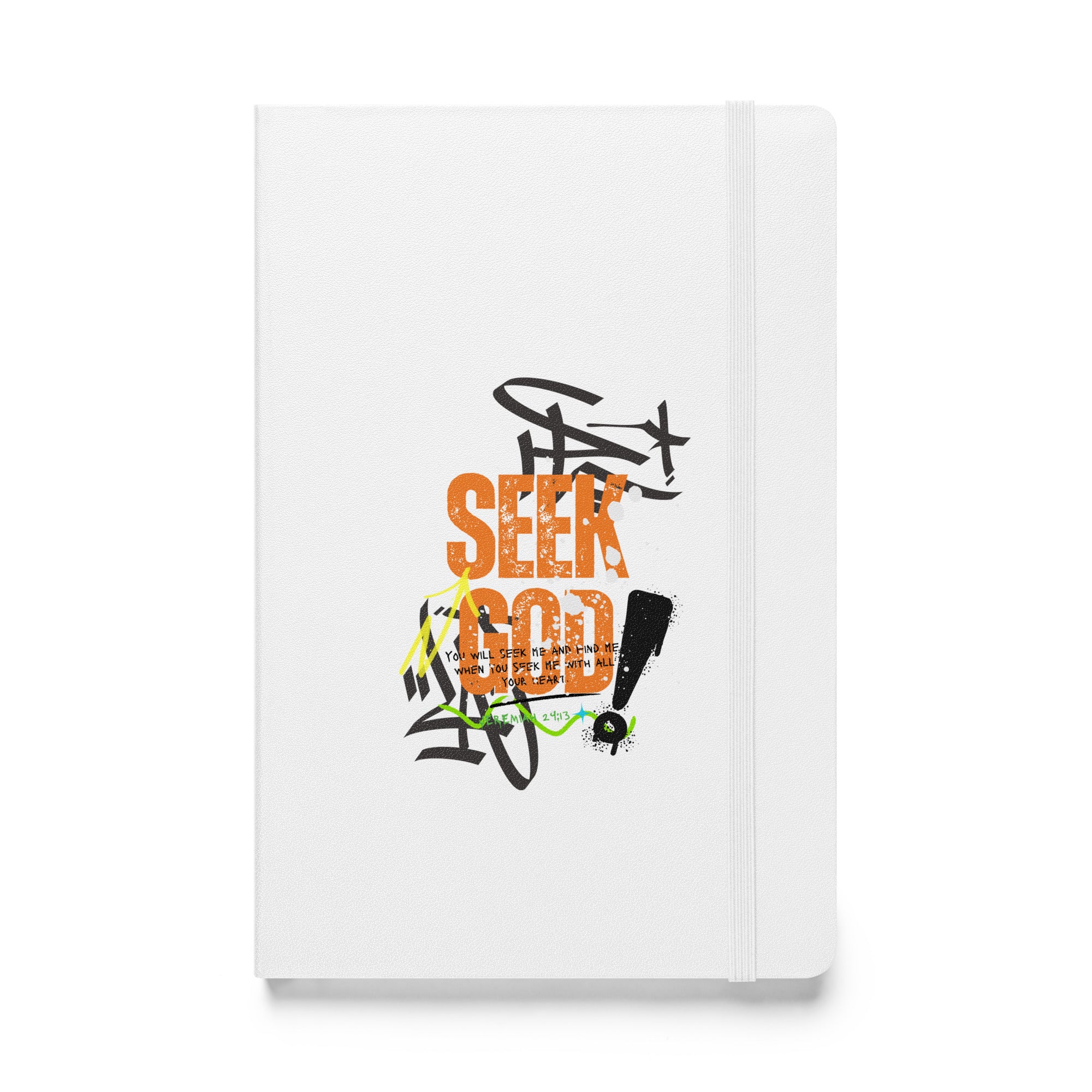 Hardcover bound notebook - Jeremiah 29:13
