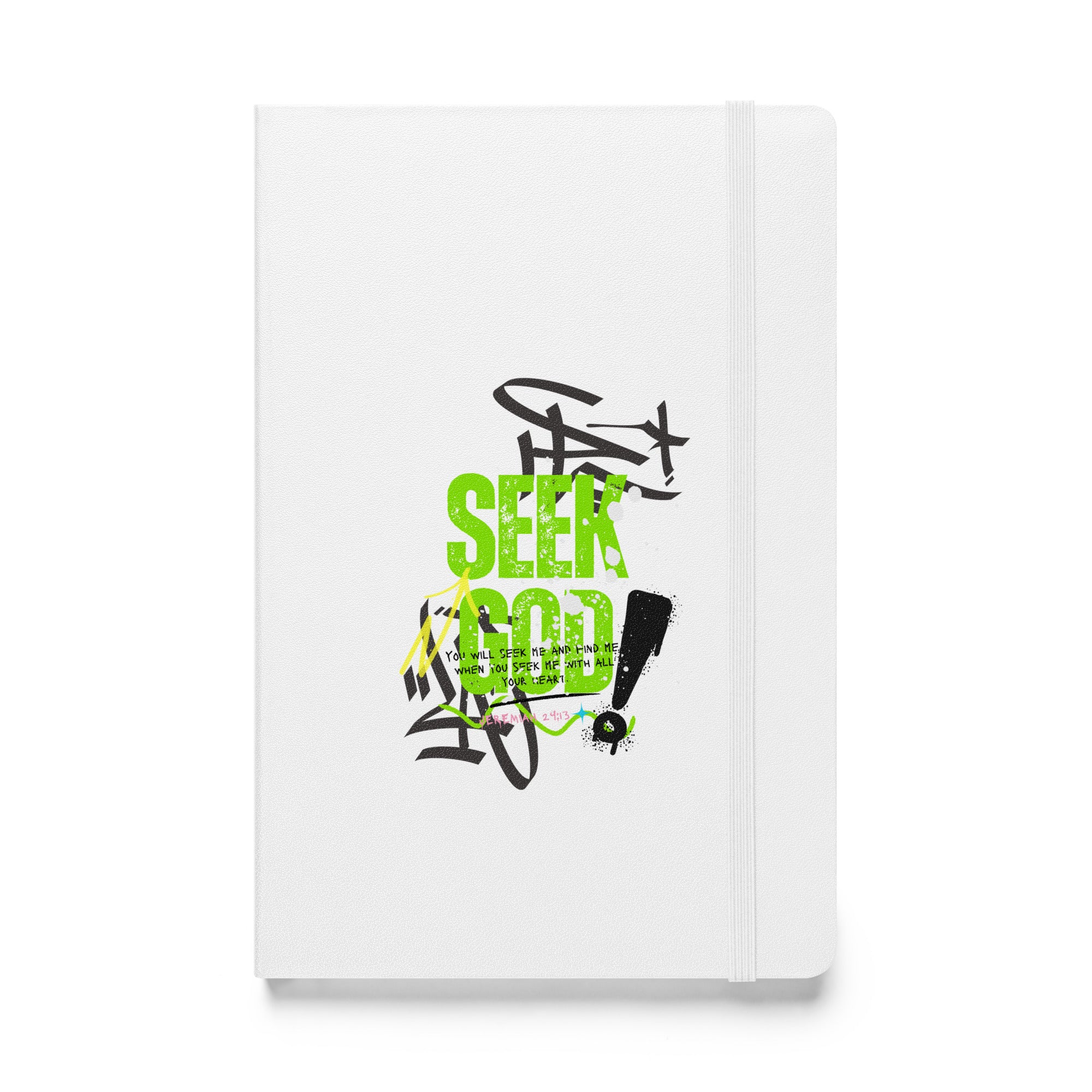 Hardcover bound notebook - Jeremiah 29:13