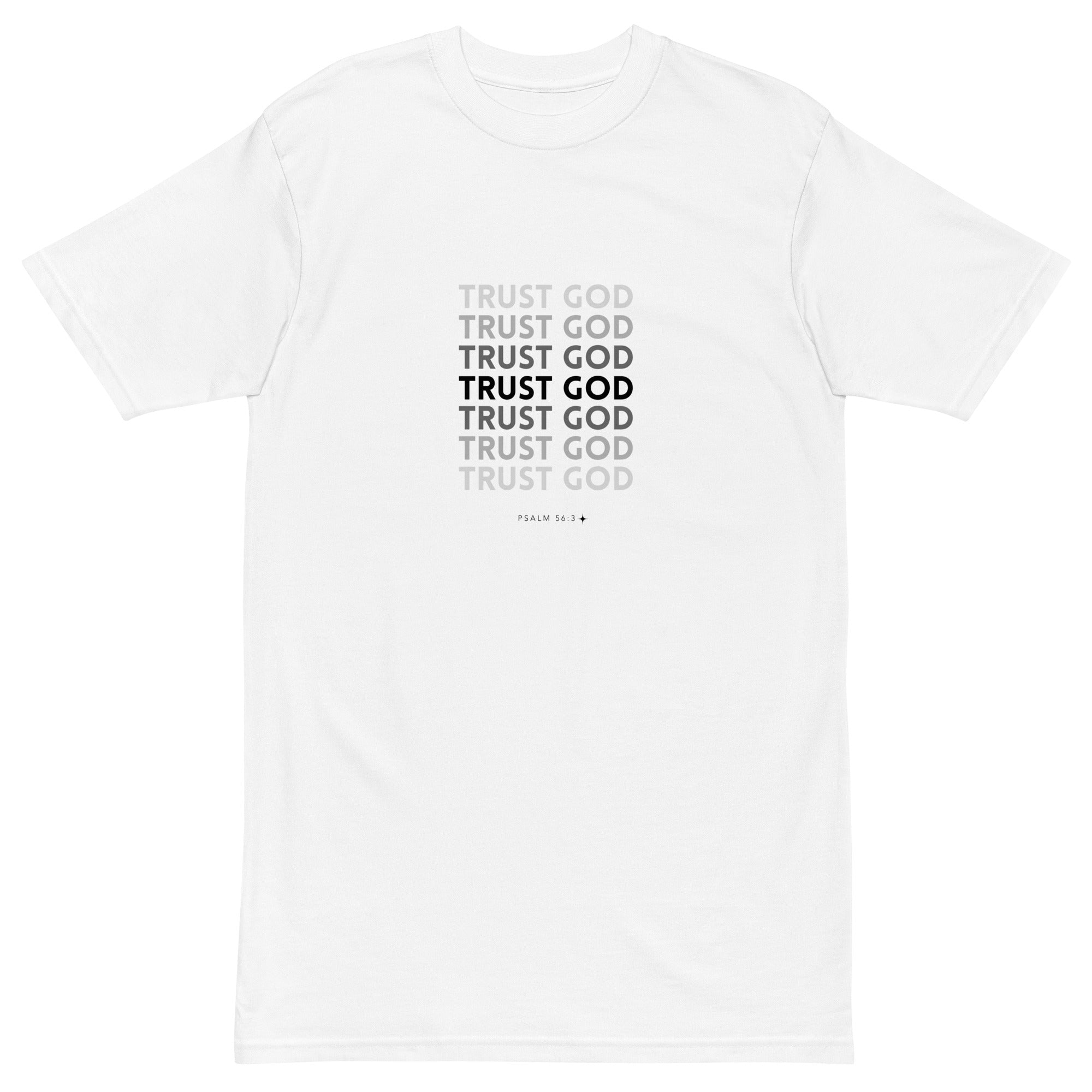 Men’s premium heavyweight tee - Psalm 56:3