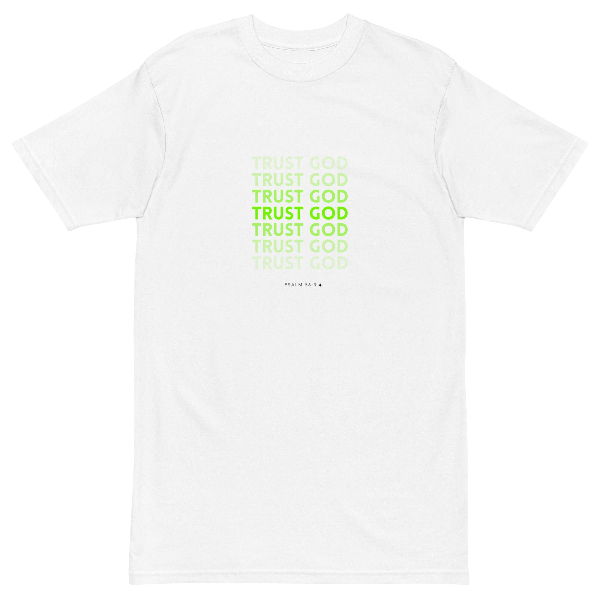 Men’s premium heavyweight tee - Psalm 56:3