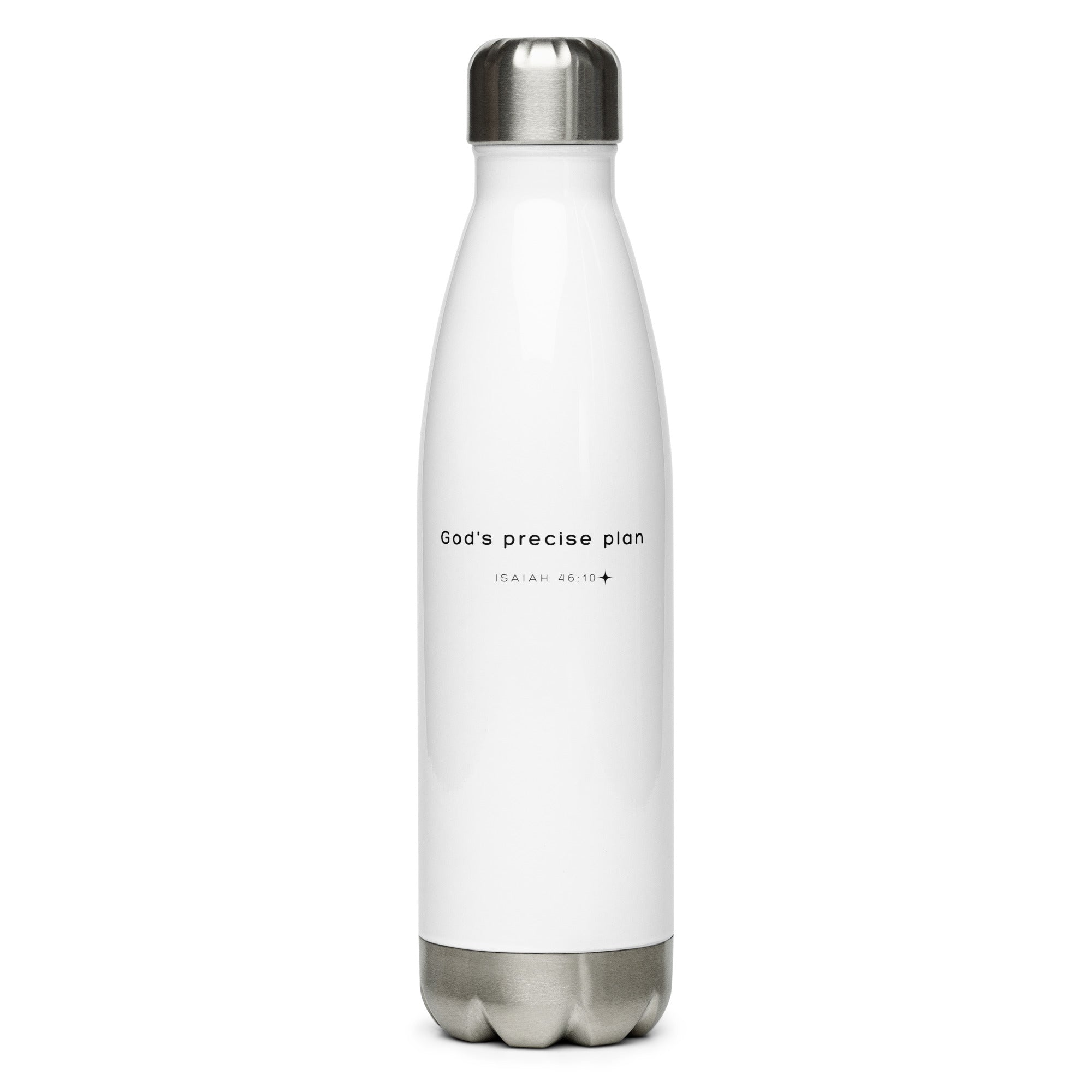 Stainless steel water bottle - Isaiah 46:10