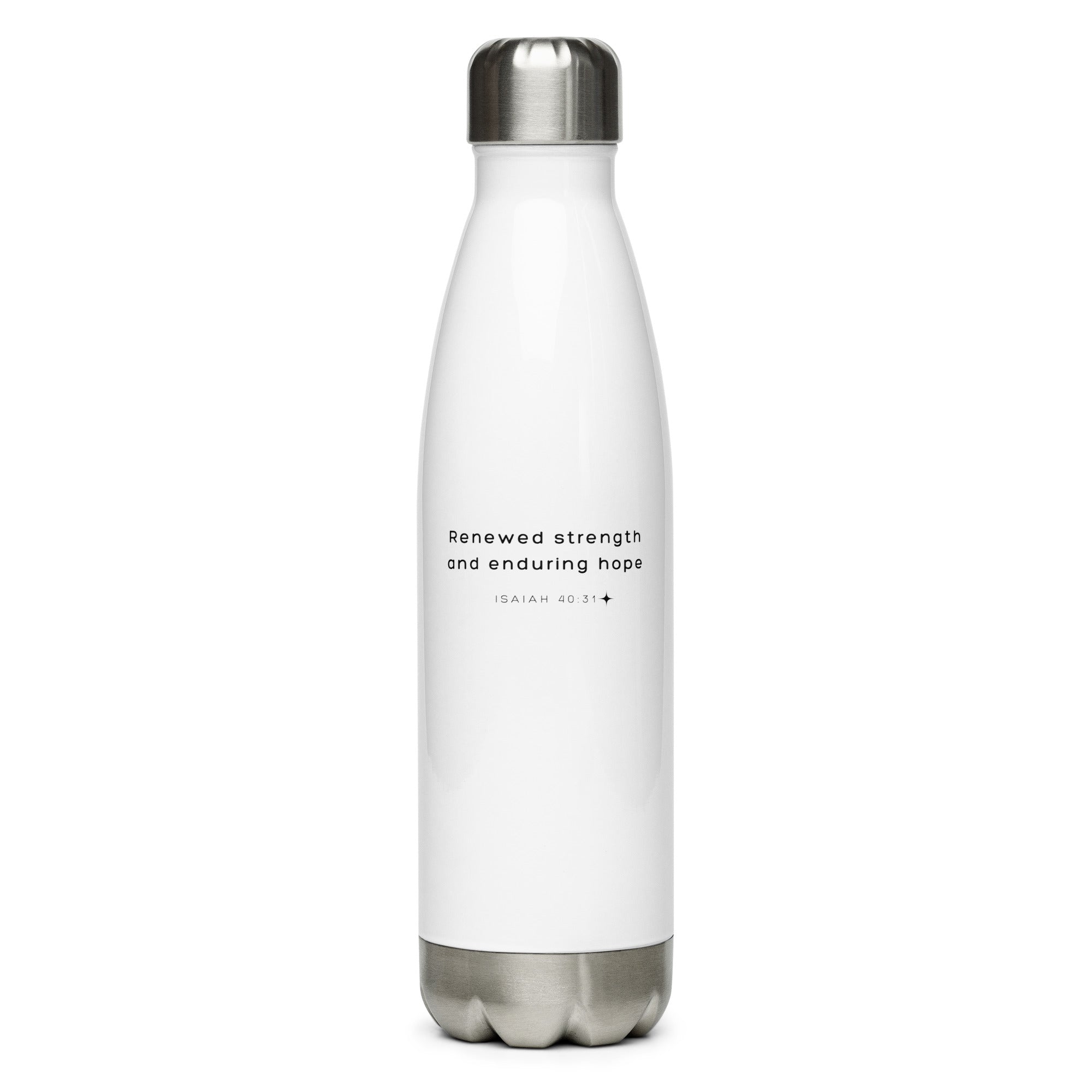 Stainless steel water bottle - Isaiah 40:31