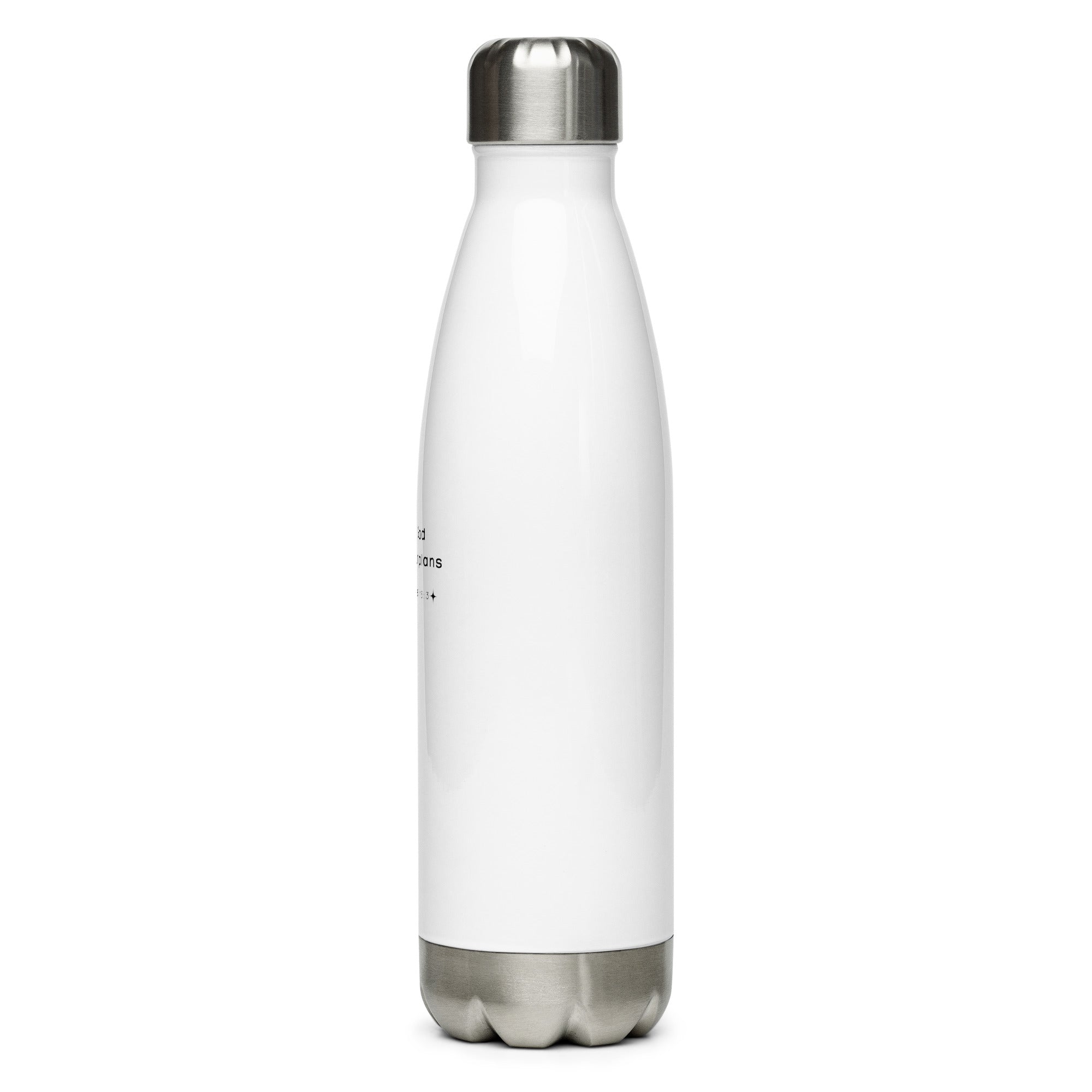 Stainless steel water bottle - Proverbs 16:3