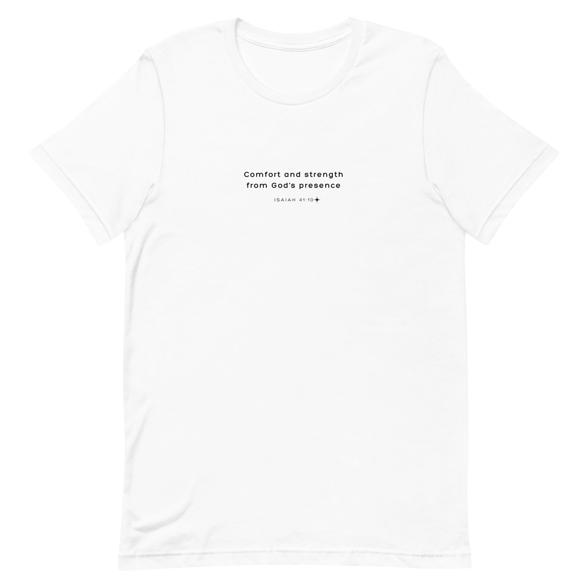 Unisex t-shirt - Isaiah 41:10