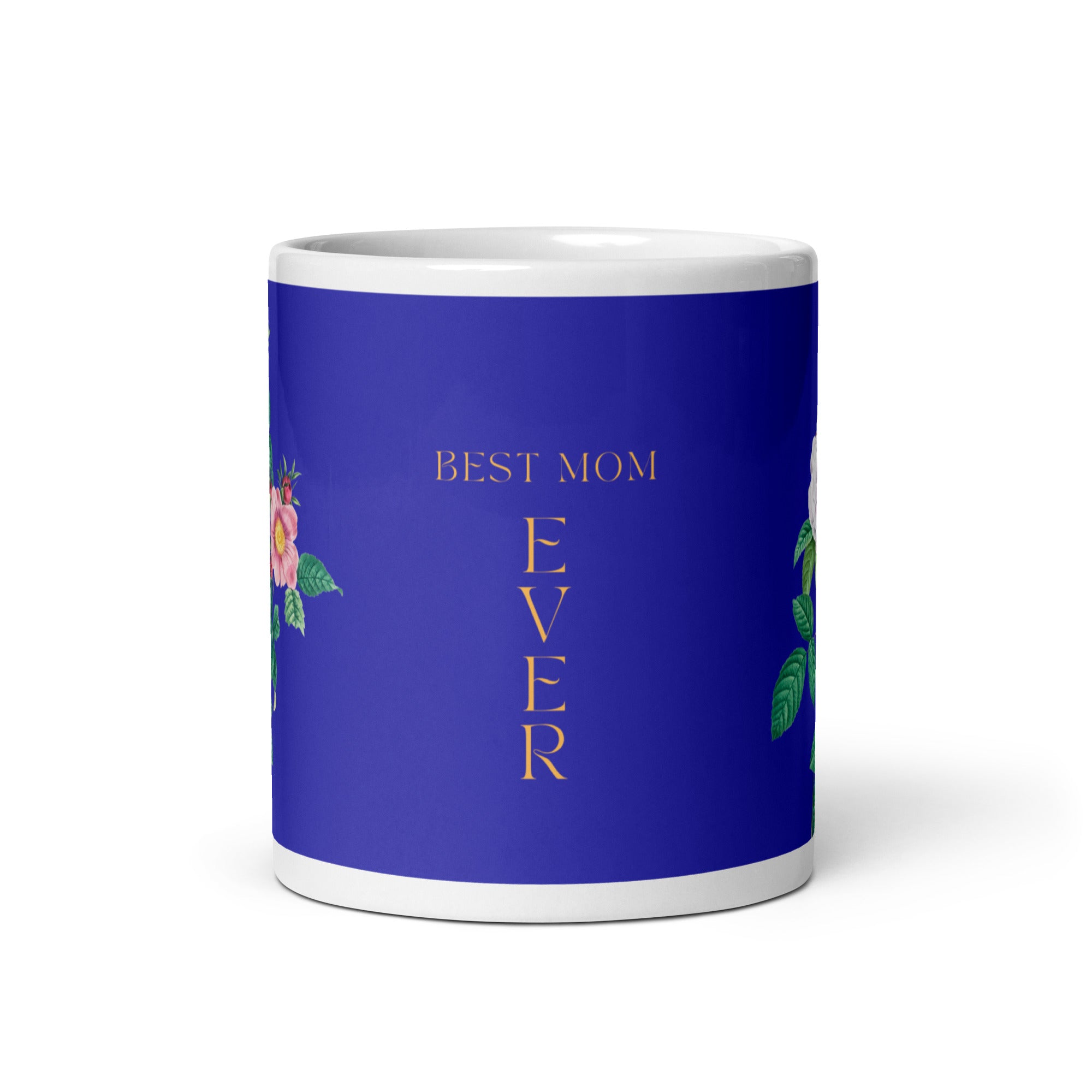 White glossy mug - best Mom ever