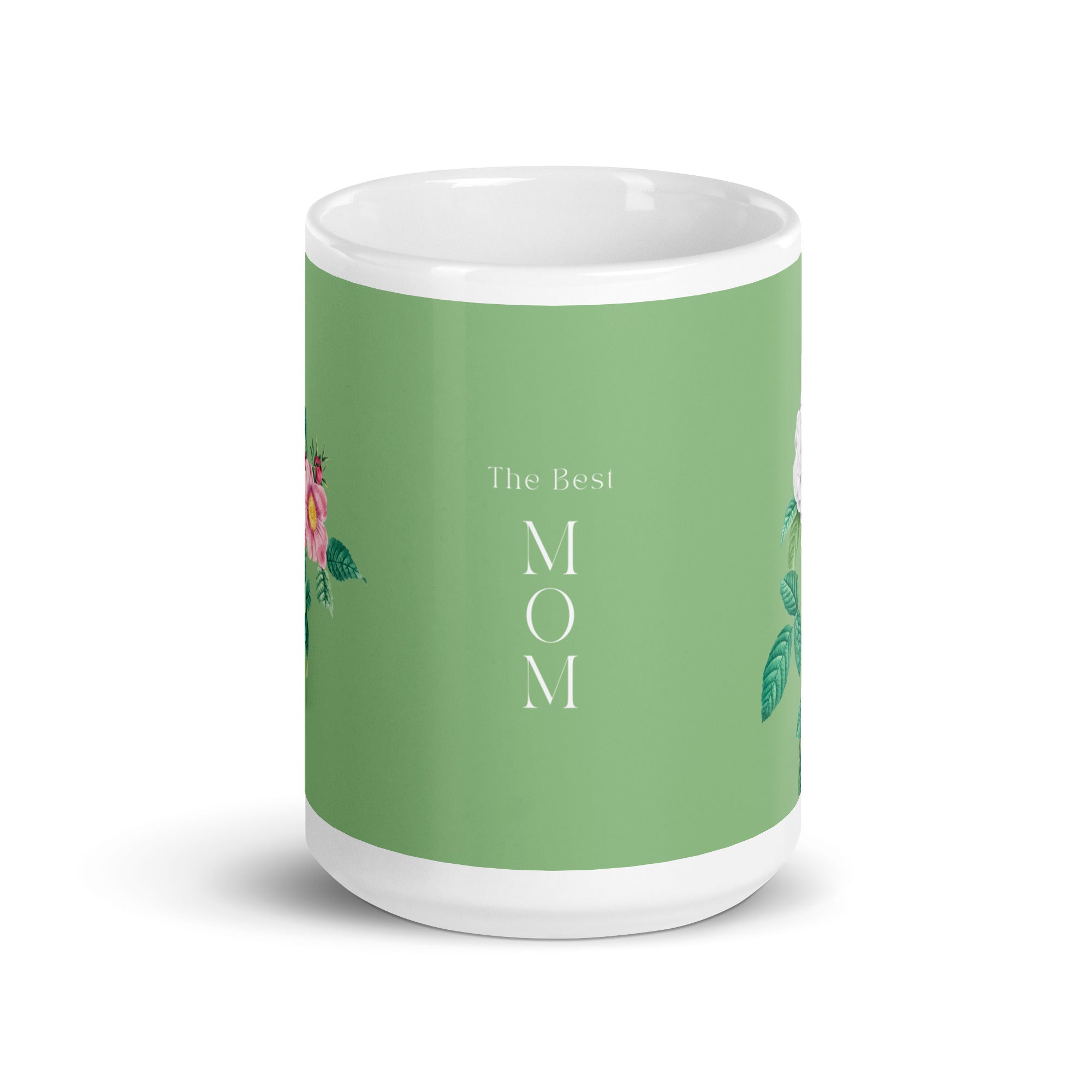 White glossy mug - the best Mom