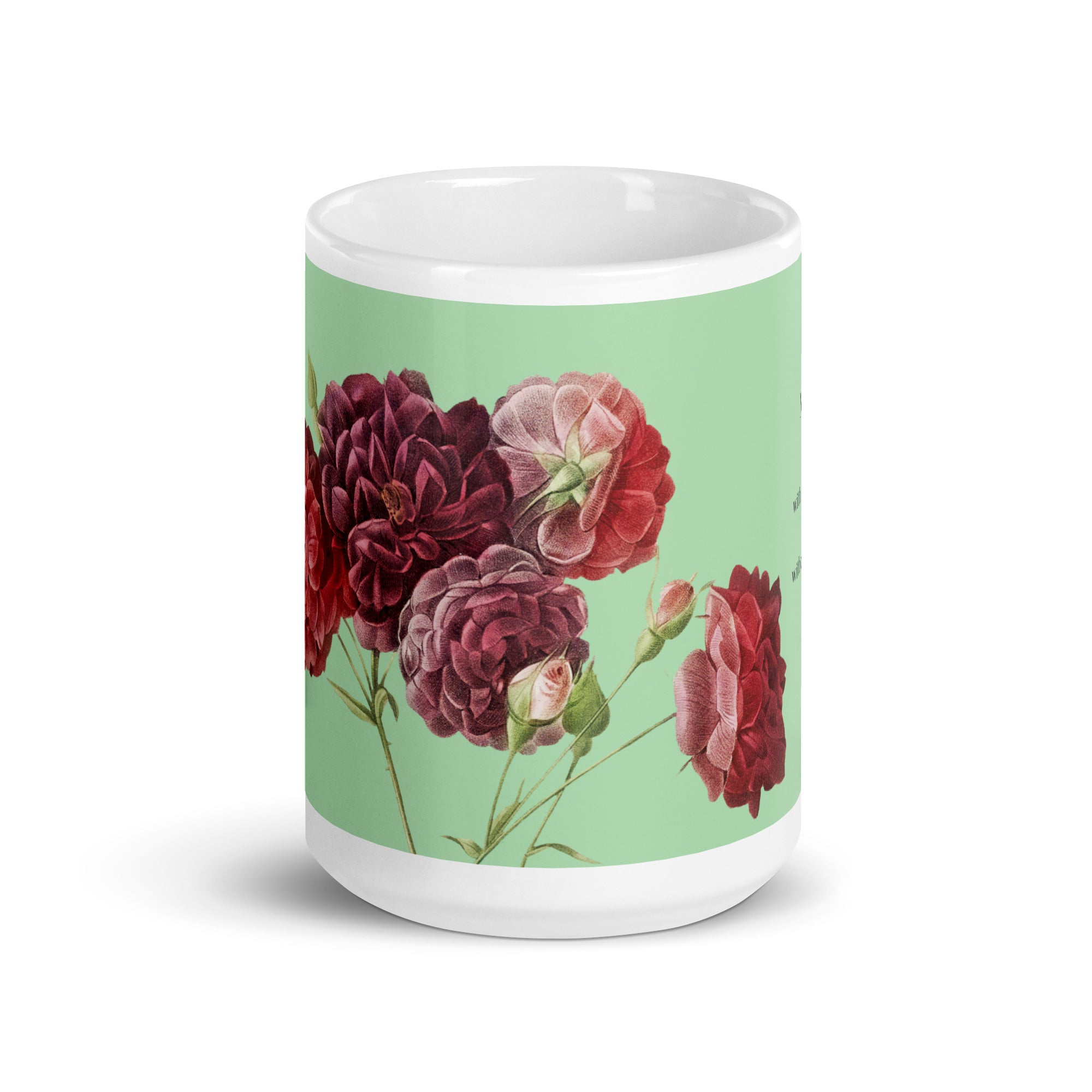 White glossy mug - Mother - Proverbs 31:25