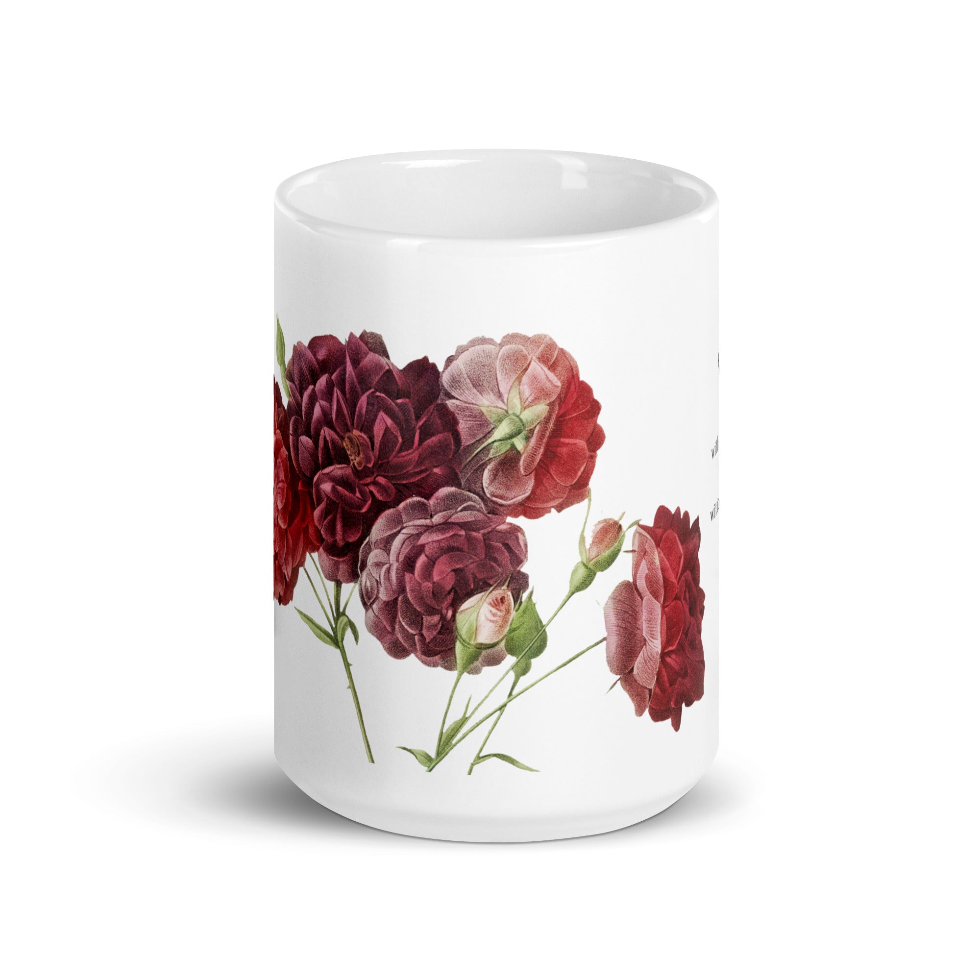 White glossy mug - Mother - Proverbs 31:25