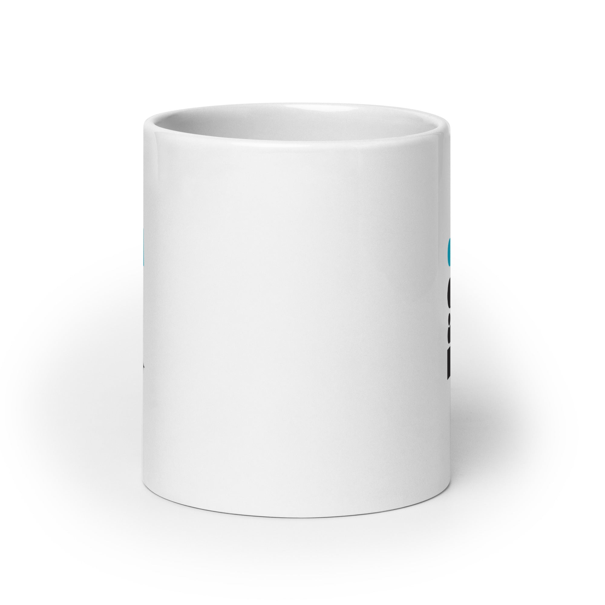 White glossy mug - Matthew 19:26