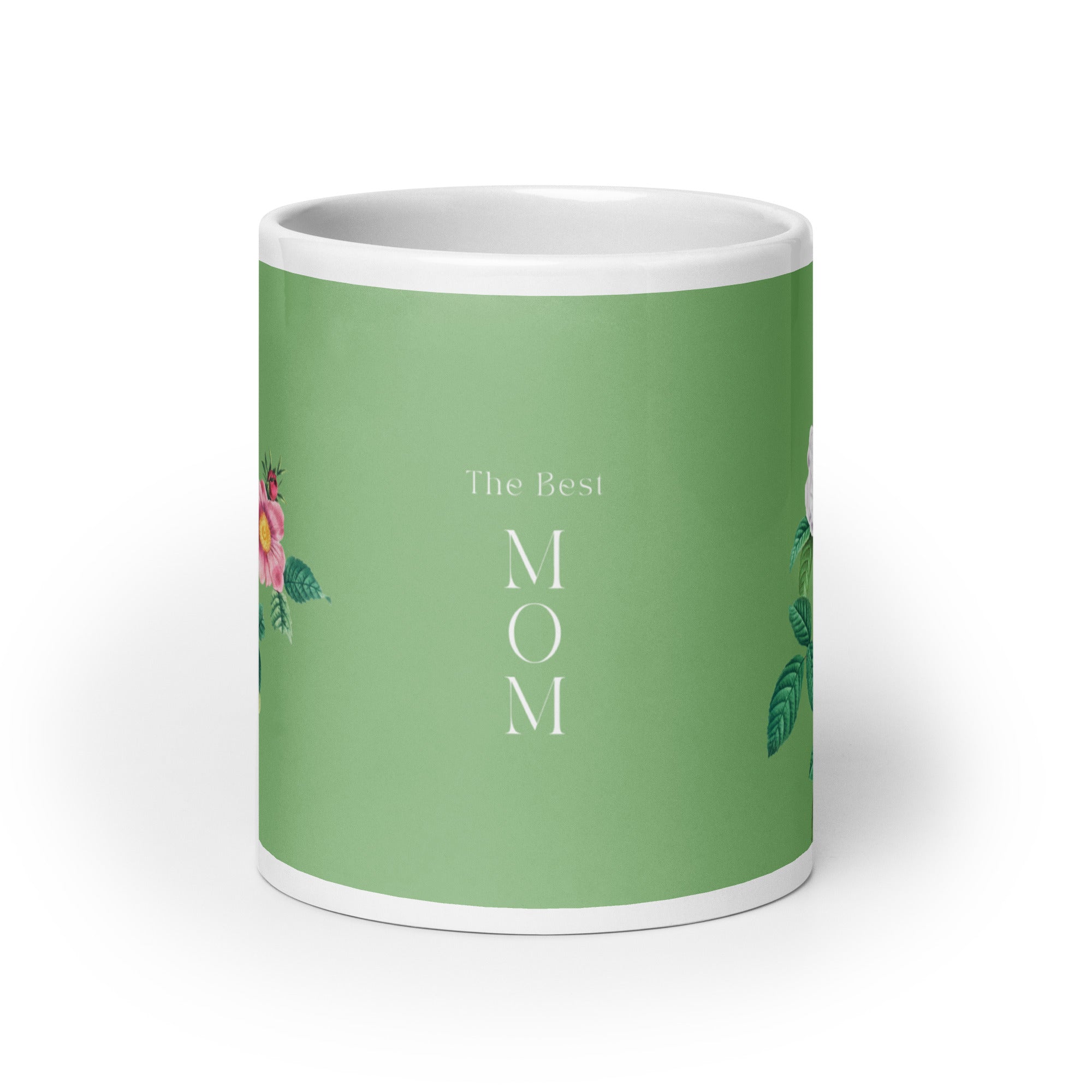 White glossy mug - the best Mom