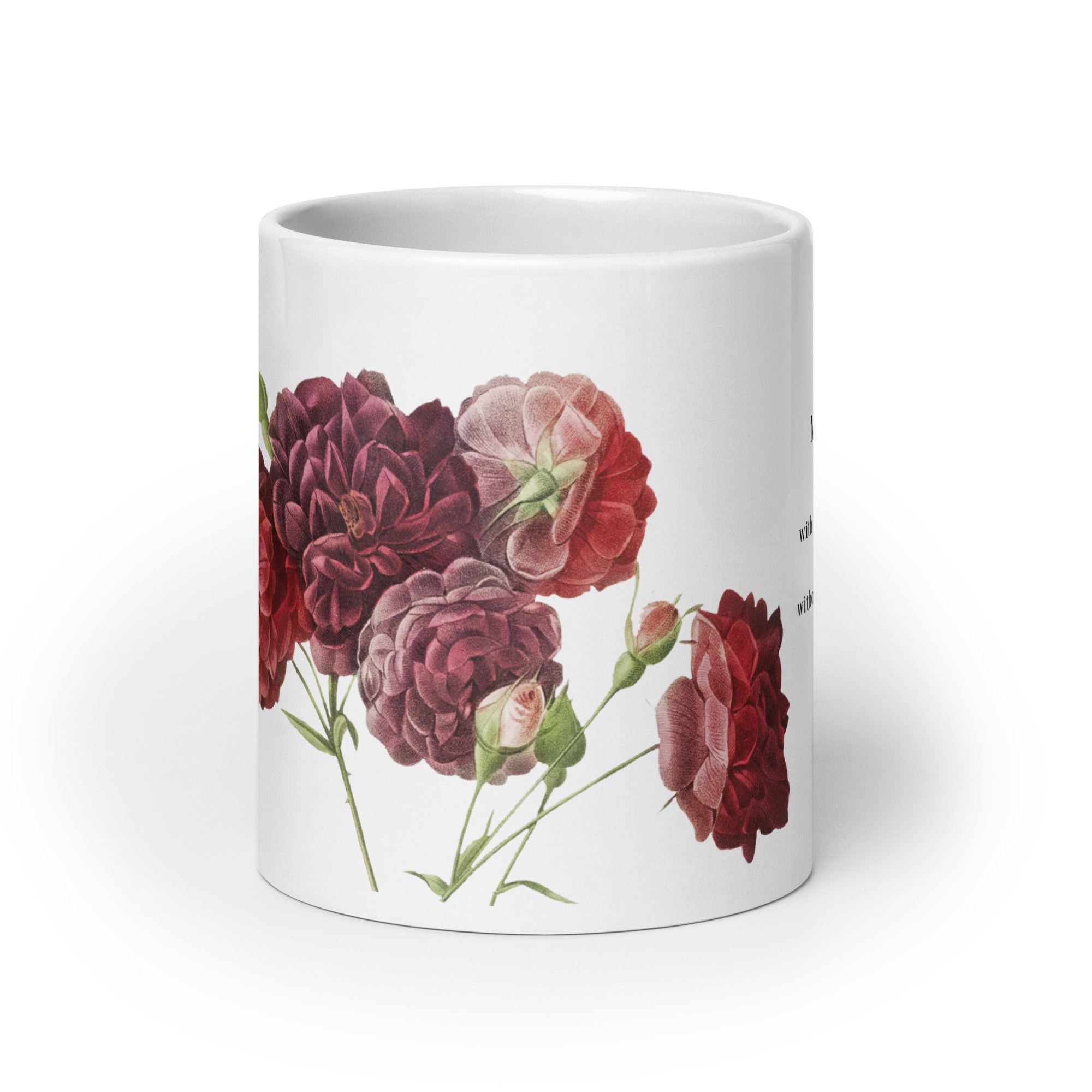 White glossy mug - Mother - Proverbs 31:25