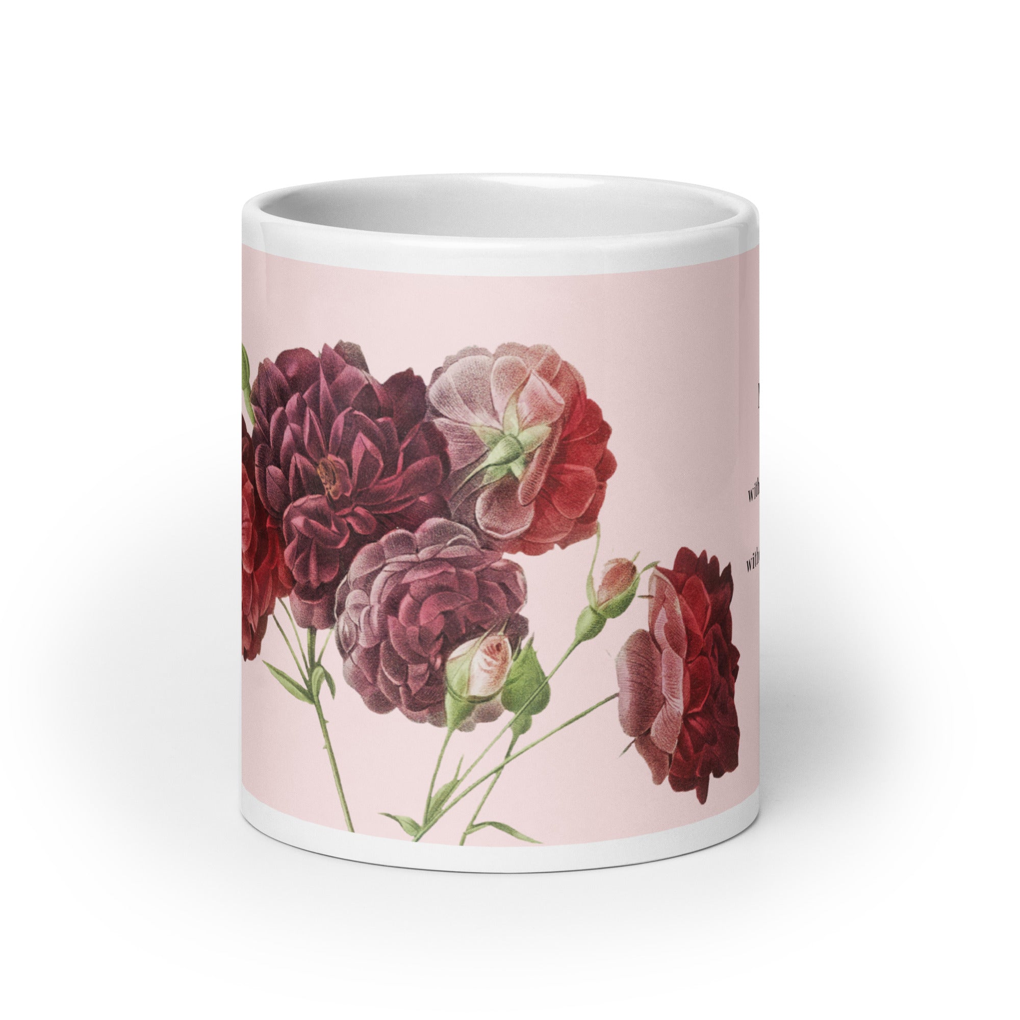 White glossy mug - Mother - Proverbs 31:25