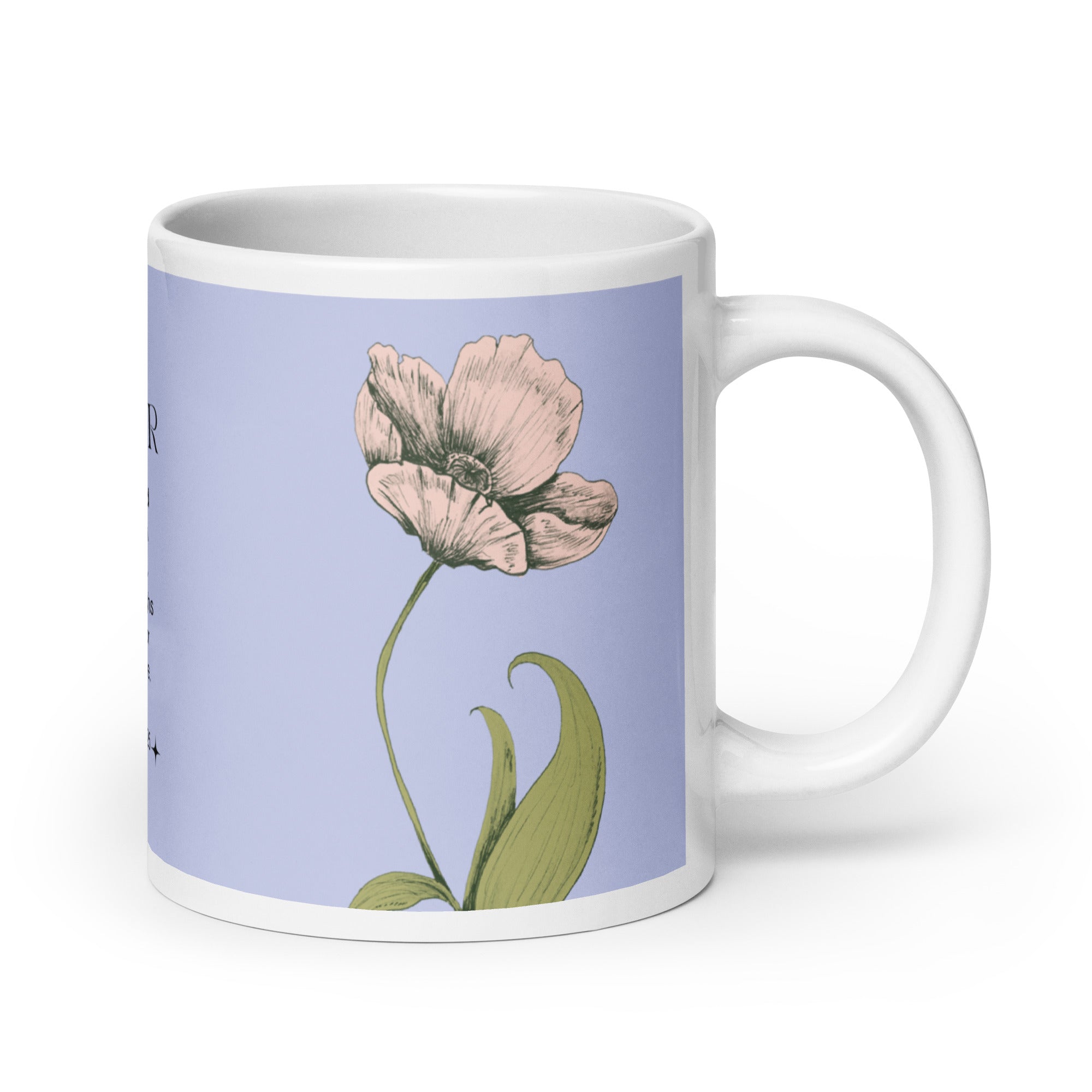 White glossy mug - Mother - Proverbs 31:25