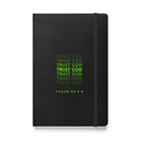 Hardcover bound notebook - Psalm 56:3