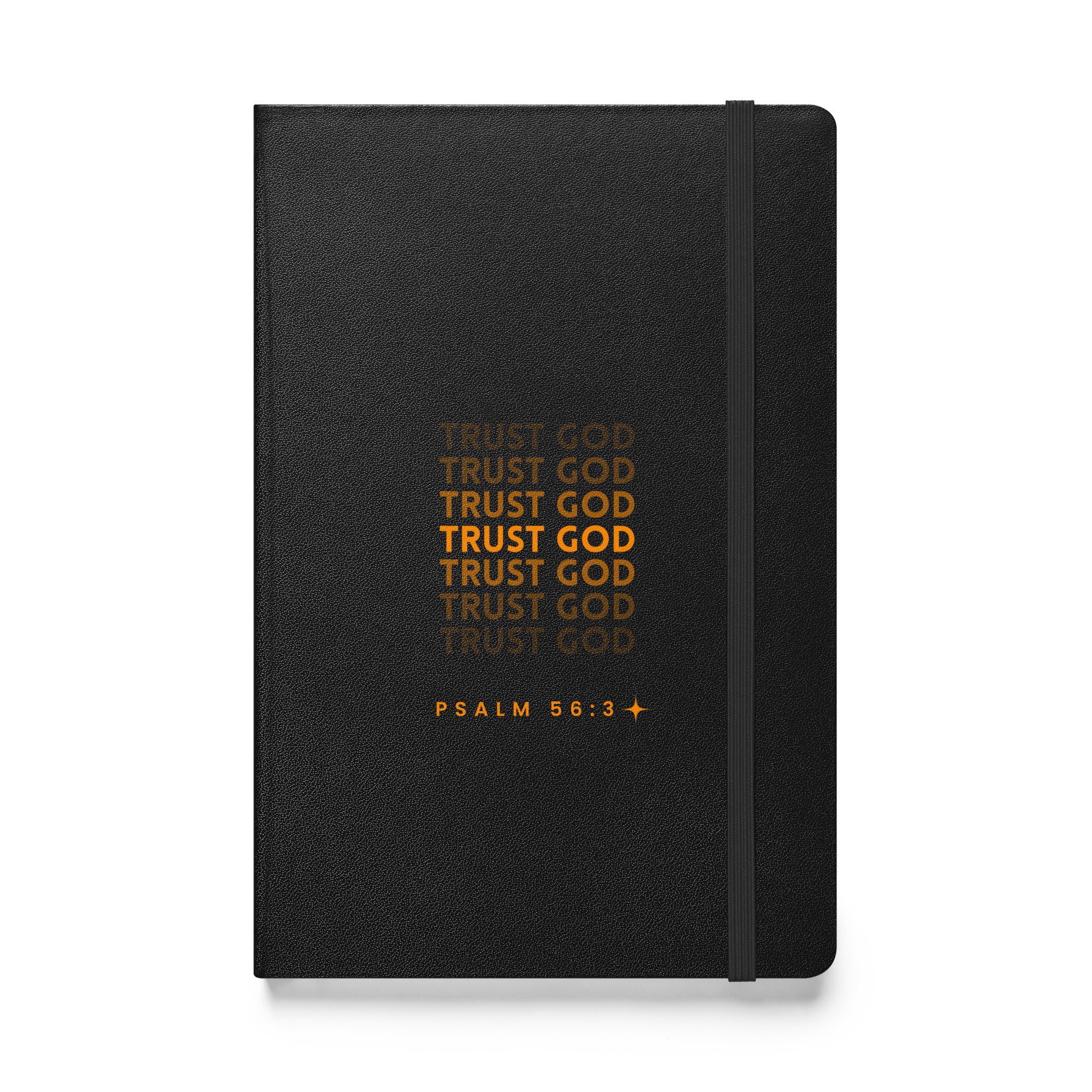 Hardcover bound notebook - Psalm 56:3