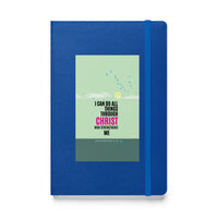 Hardcover bound notebook - Philippians 4:13